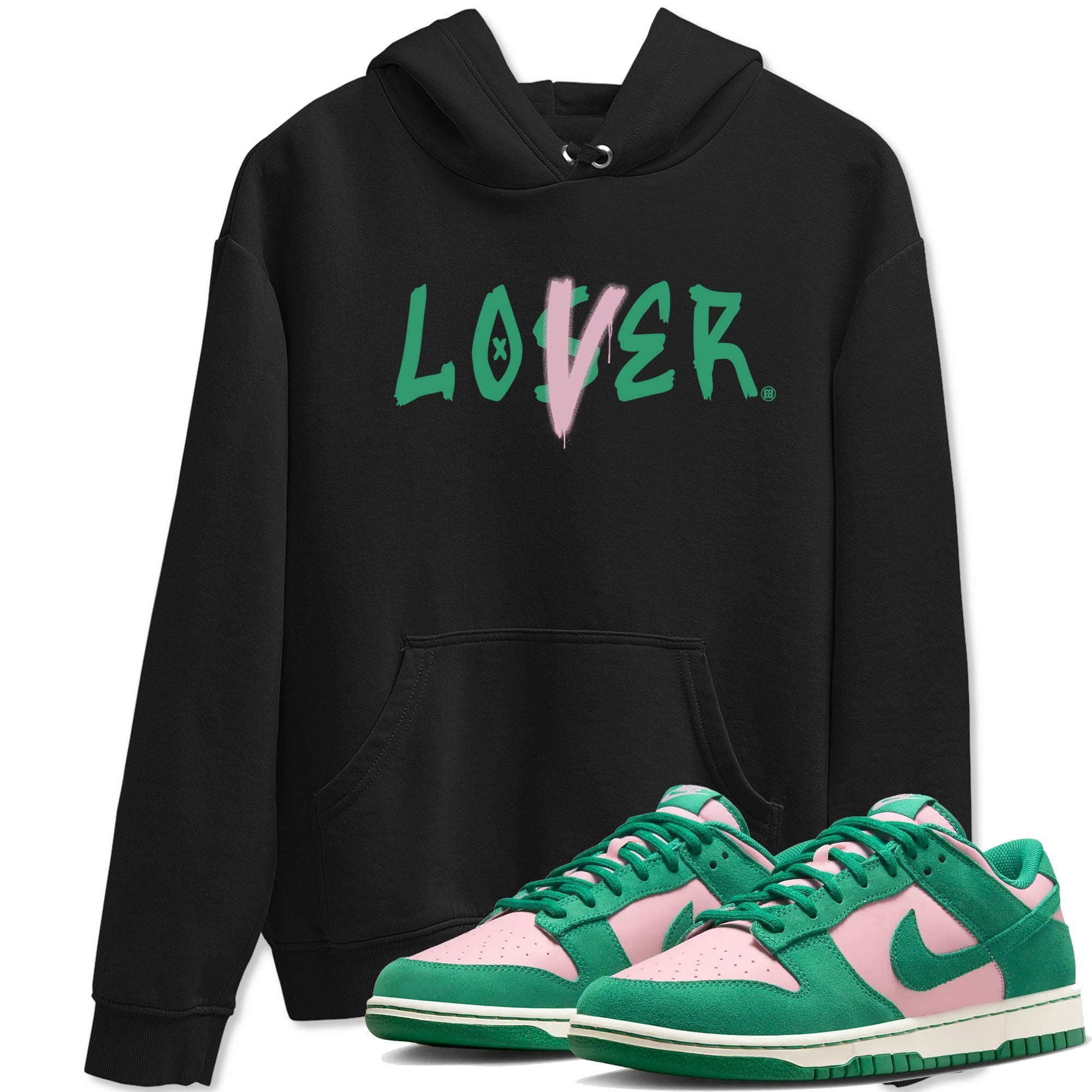 Loser Lover snkmatch Tees - Dunk Medium Soft Pink Malachite