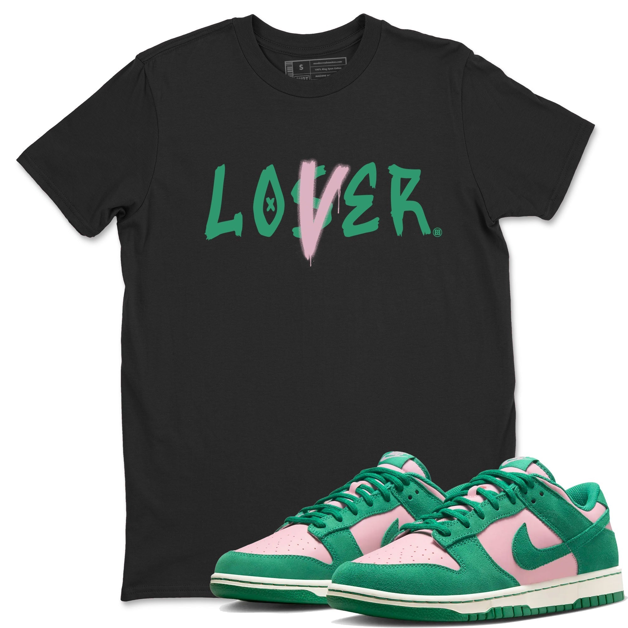 Loser Lover snkmatch Tees - Dunk Medium Soft Pink Malachite