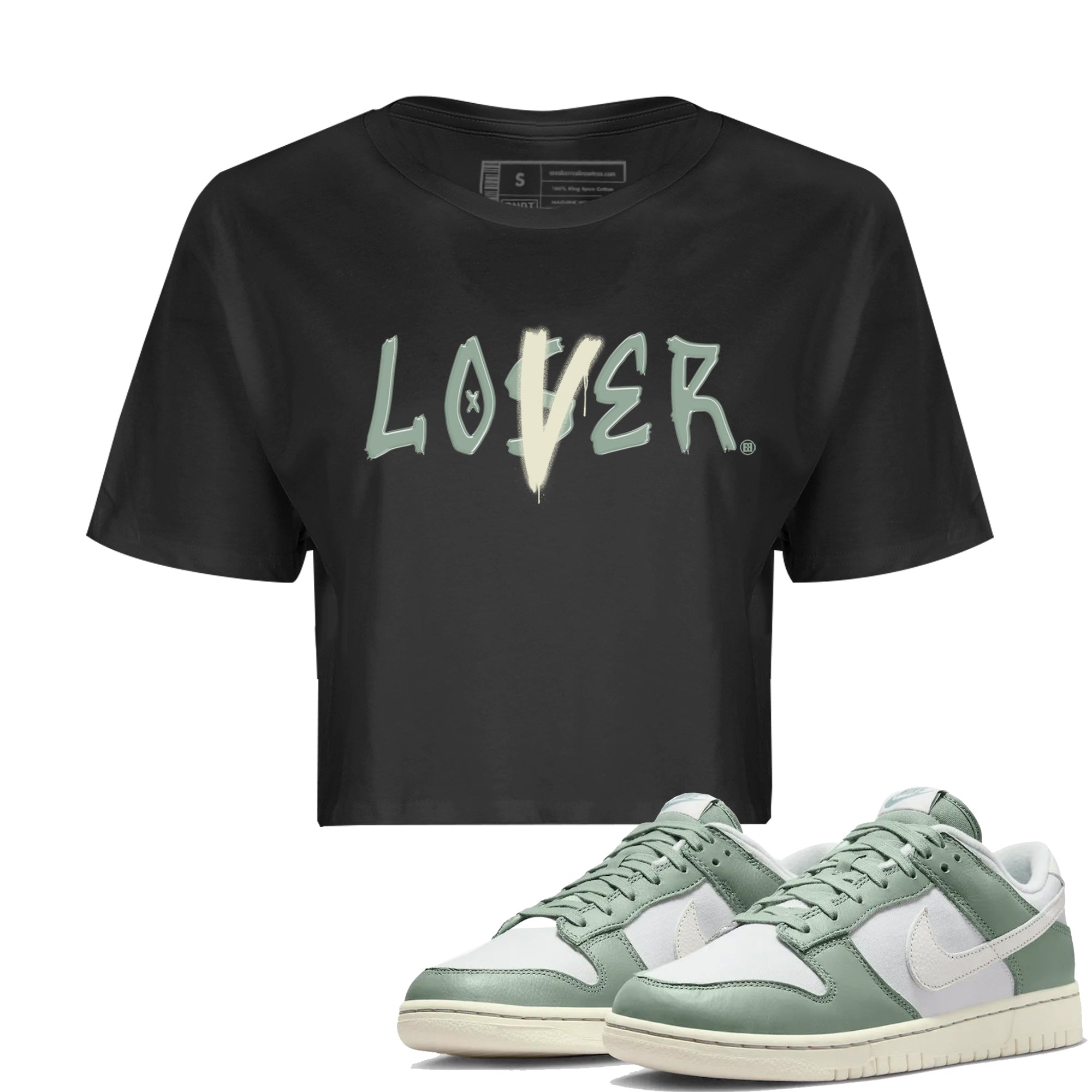 Loser Lover Women's Tops - Dunk Mica Green