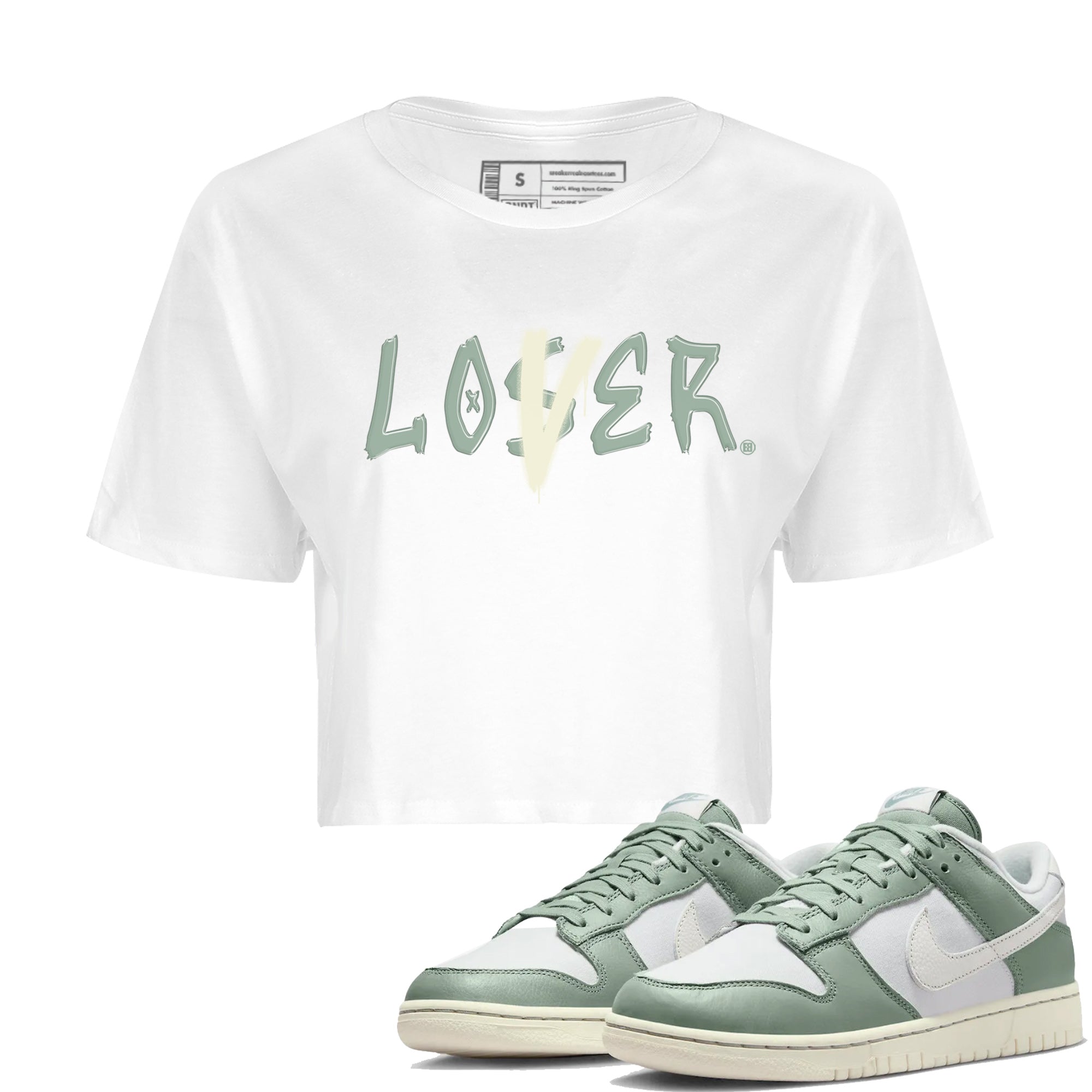 Loser Lover Women's Tops - Dunk Mica Green