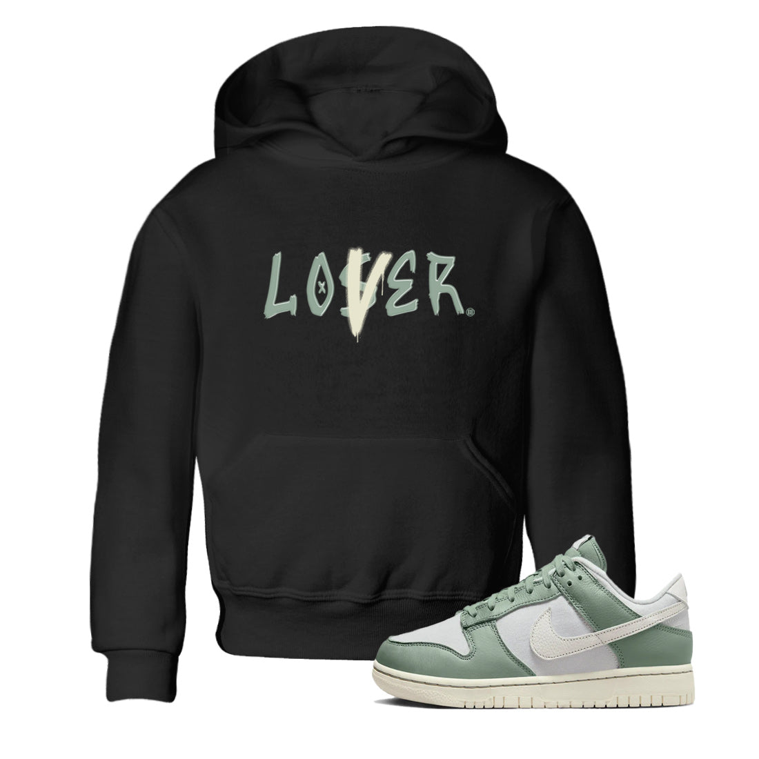 Loser Lover Kids Tops - Dunk Mica Green