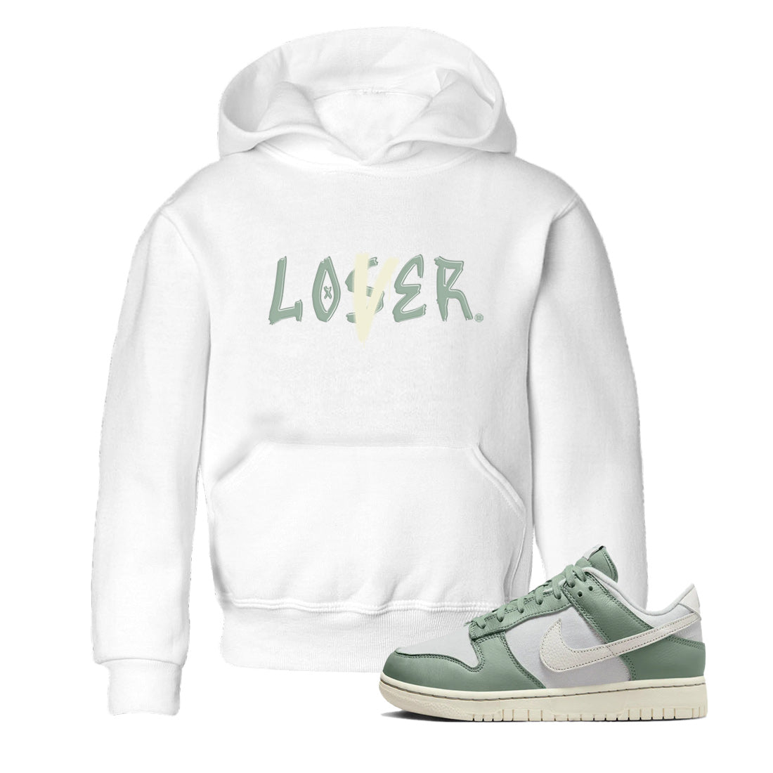 Loser Lover Kids Tops - Dunk Mica Green