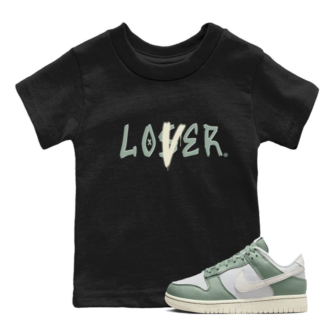 Loser Lover Kids Tops - Dunk Mica Green