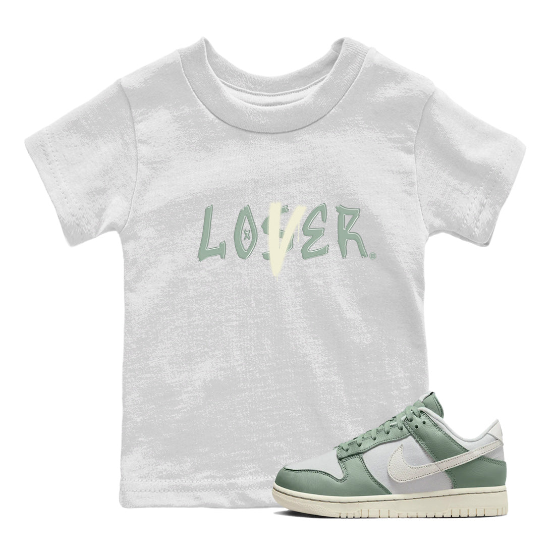 Loser Lover Kids Tops - Dunk Mica Green