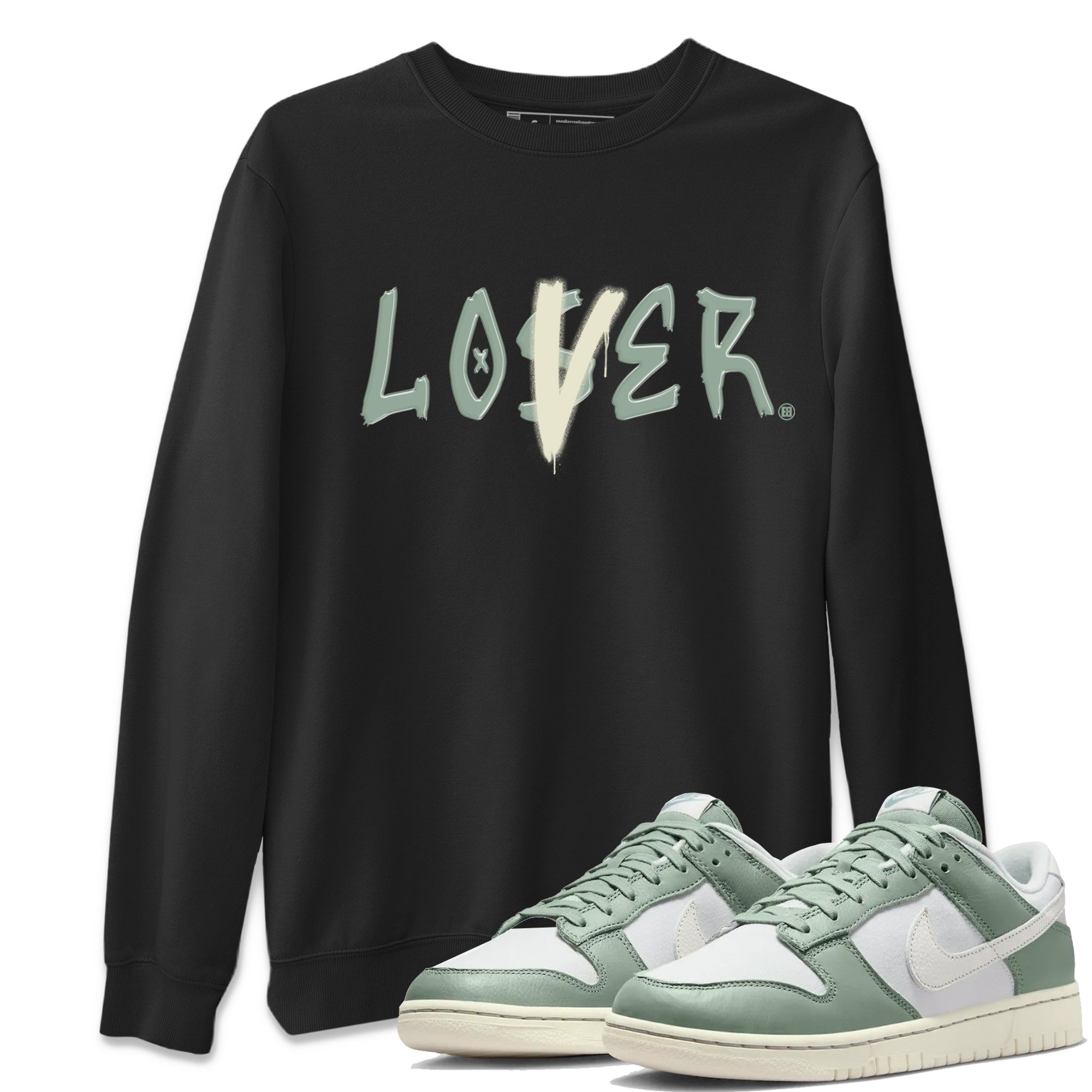 Loser Lover Unisex Tops - Dunk Mica Green
