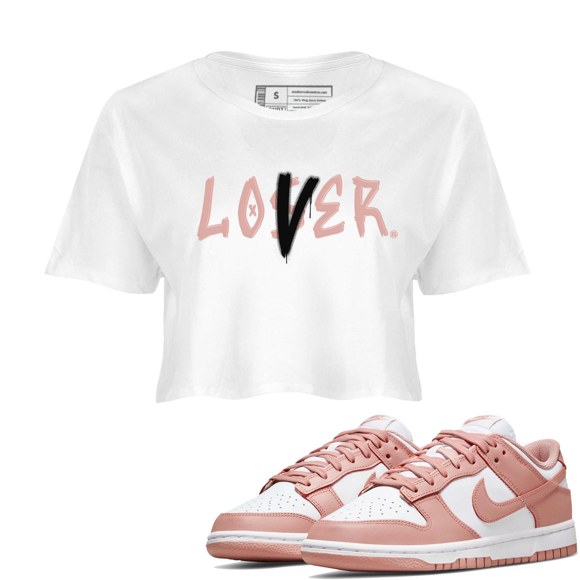Loser Lover snkmatch Women's Top - Dunk Rose Whisper