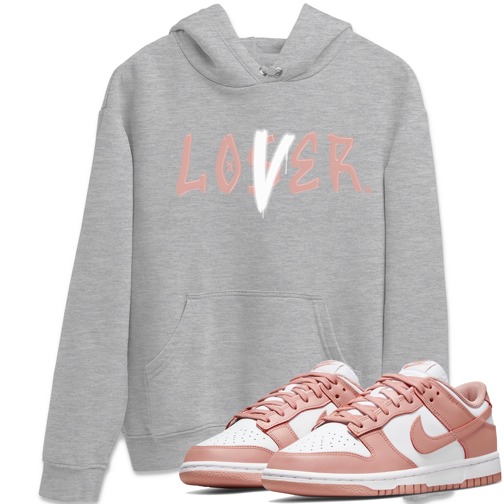 Loser Lover snkmatch Tee - Dunk Rose Whisper