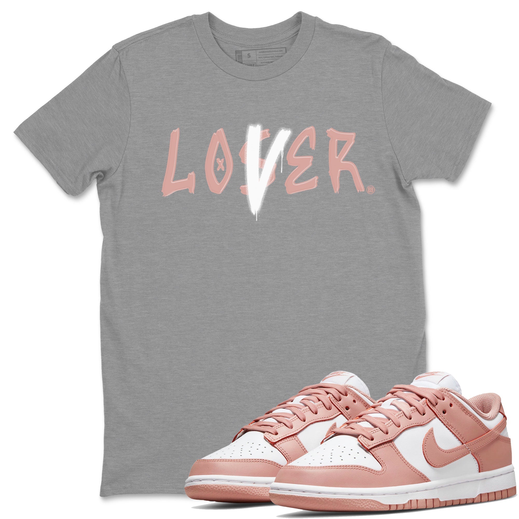 Loser Lover snkmatch Tee - Dunk Rose Whisper