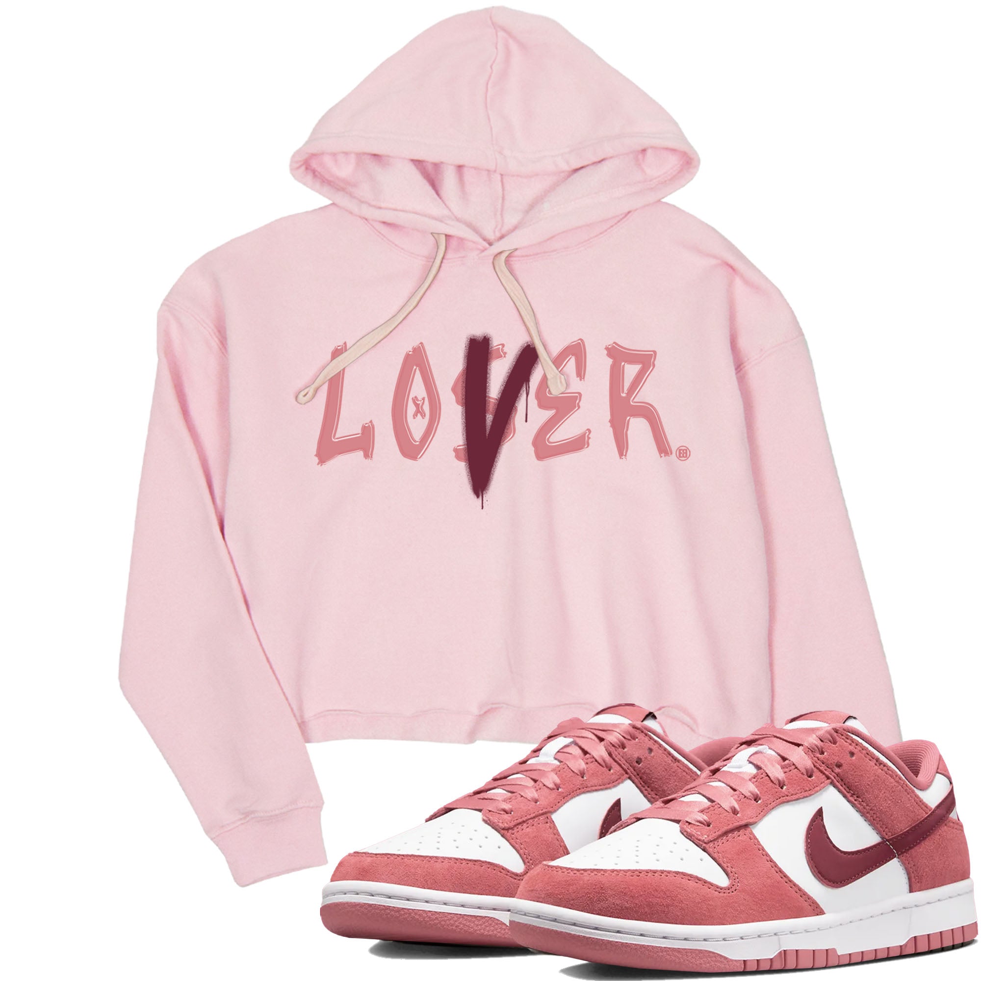 Loser Lover snkmatch Women's Top - Dunk Valentines Day 2024