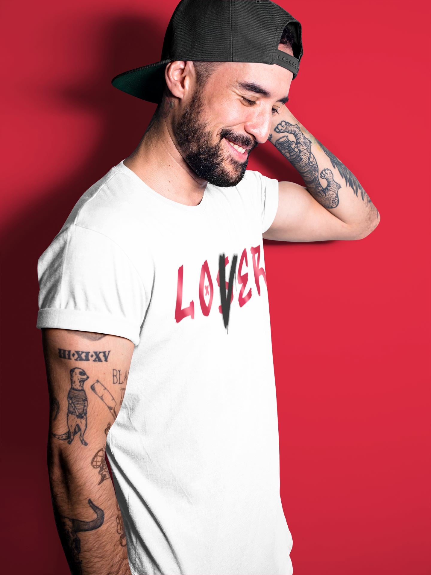 Loser Lover Unisex Tops - Air Jordan 1 Bred Patent