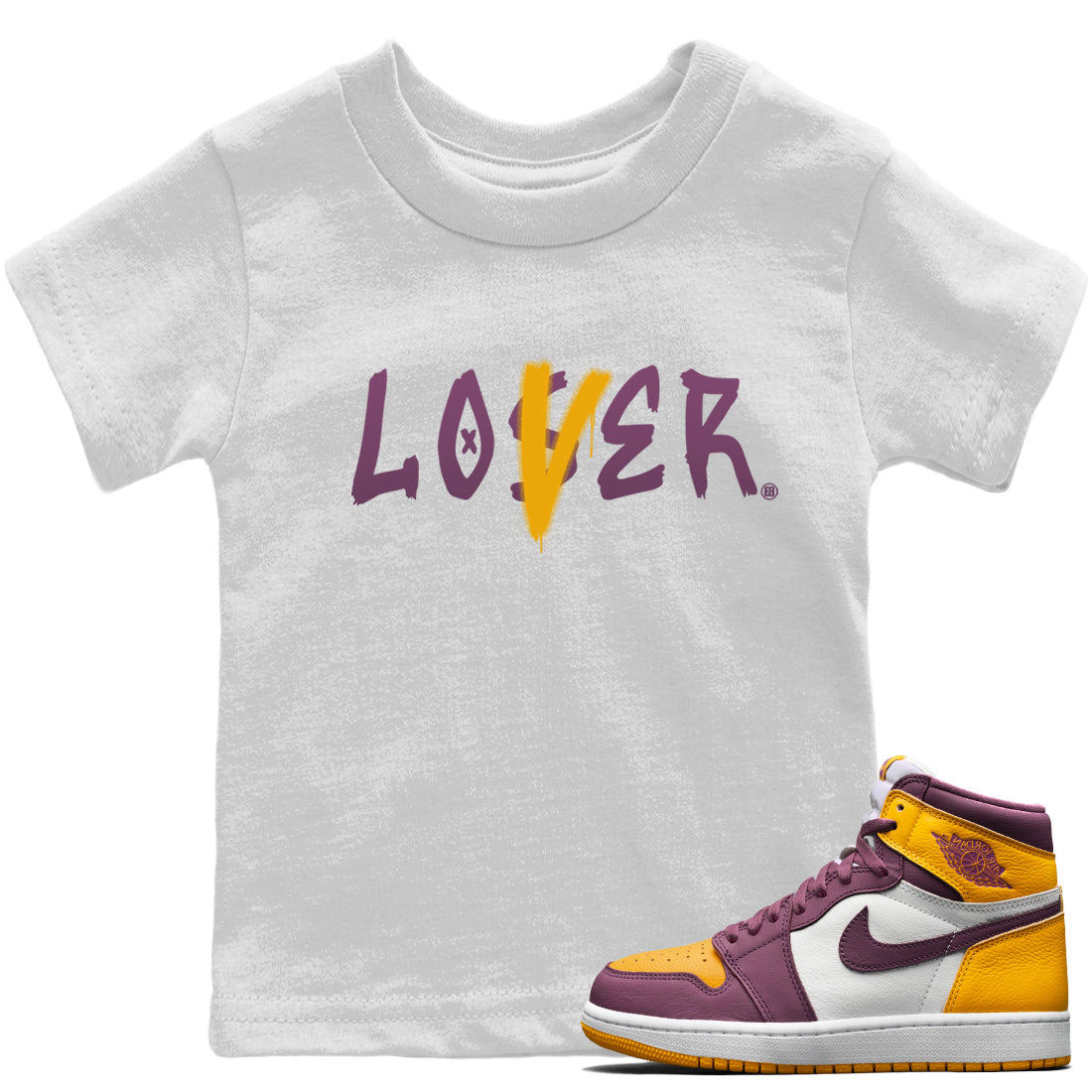 Loser Lover Kids Tops - Air Jordan 1 Brotherhood