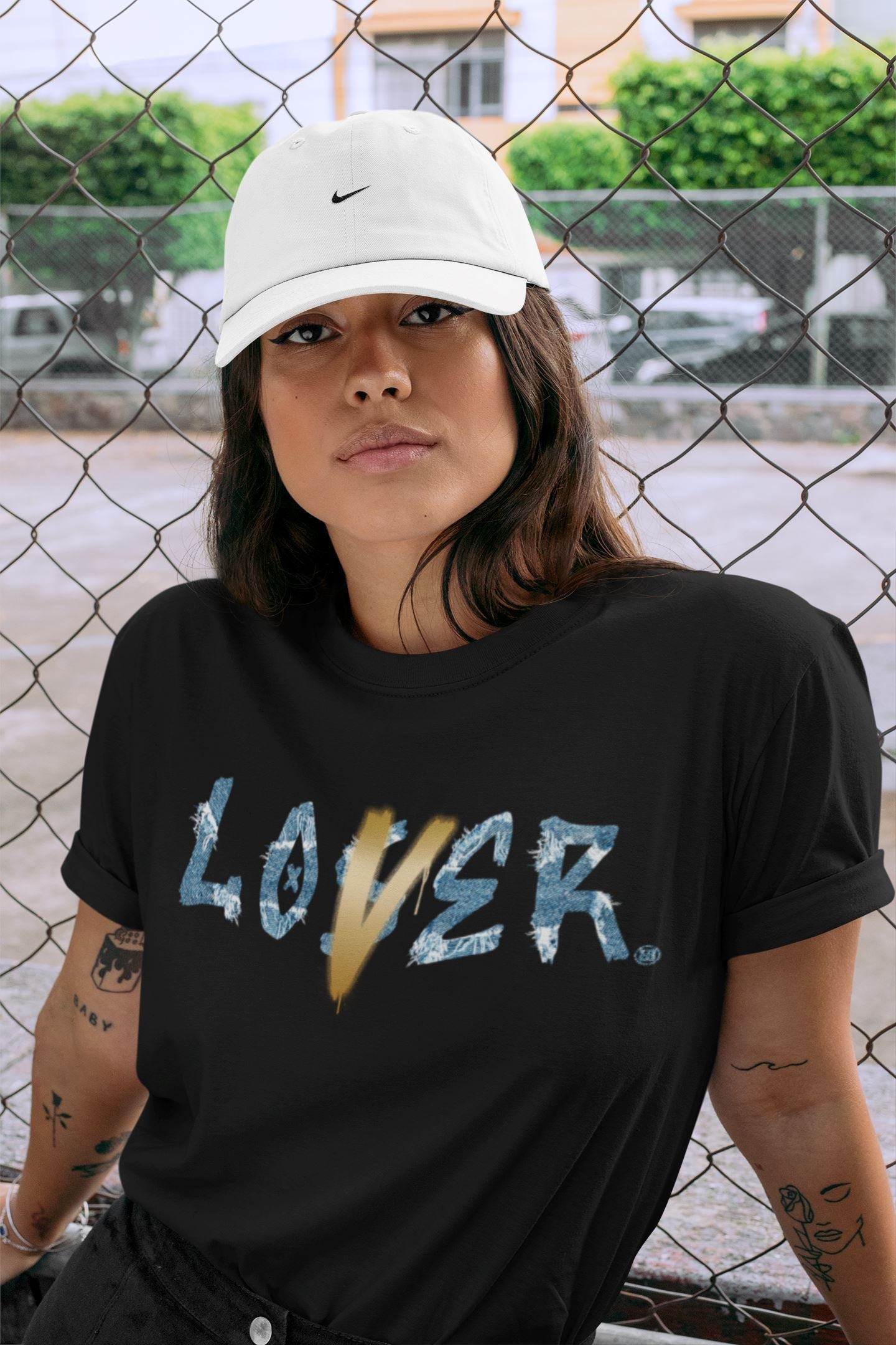 Loser Lover Unisex Tops - Air Jordan 1 Denim