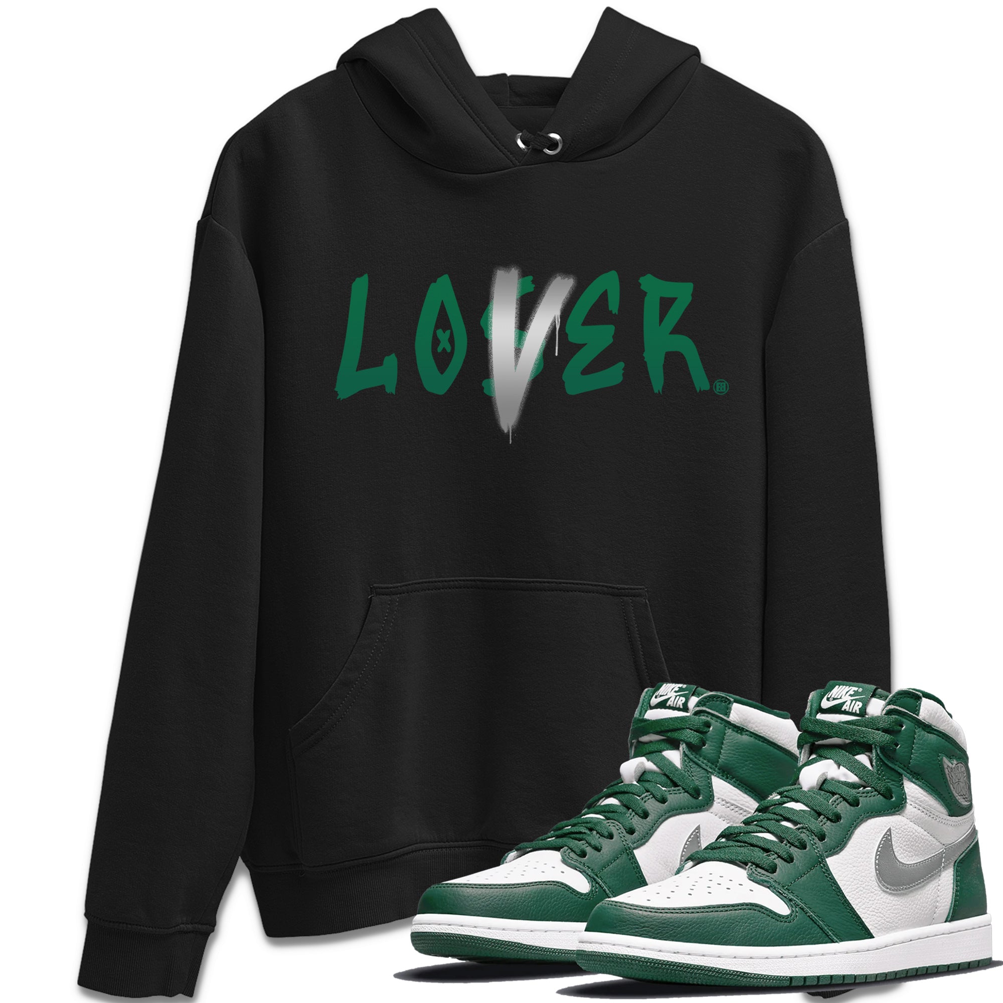 Loser Lover Unisex Tops - Air Jordan 1 Gorge Green