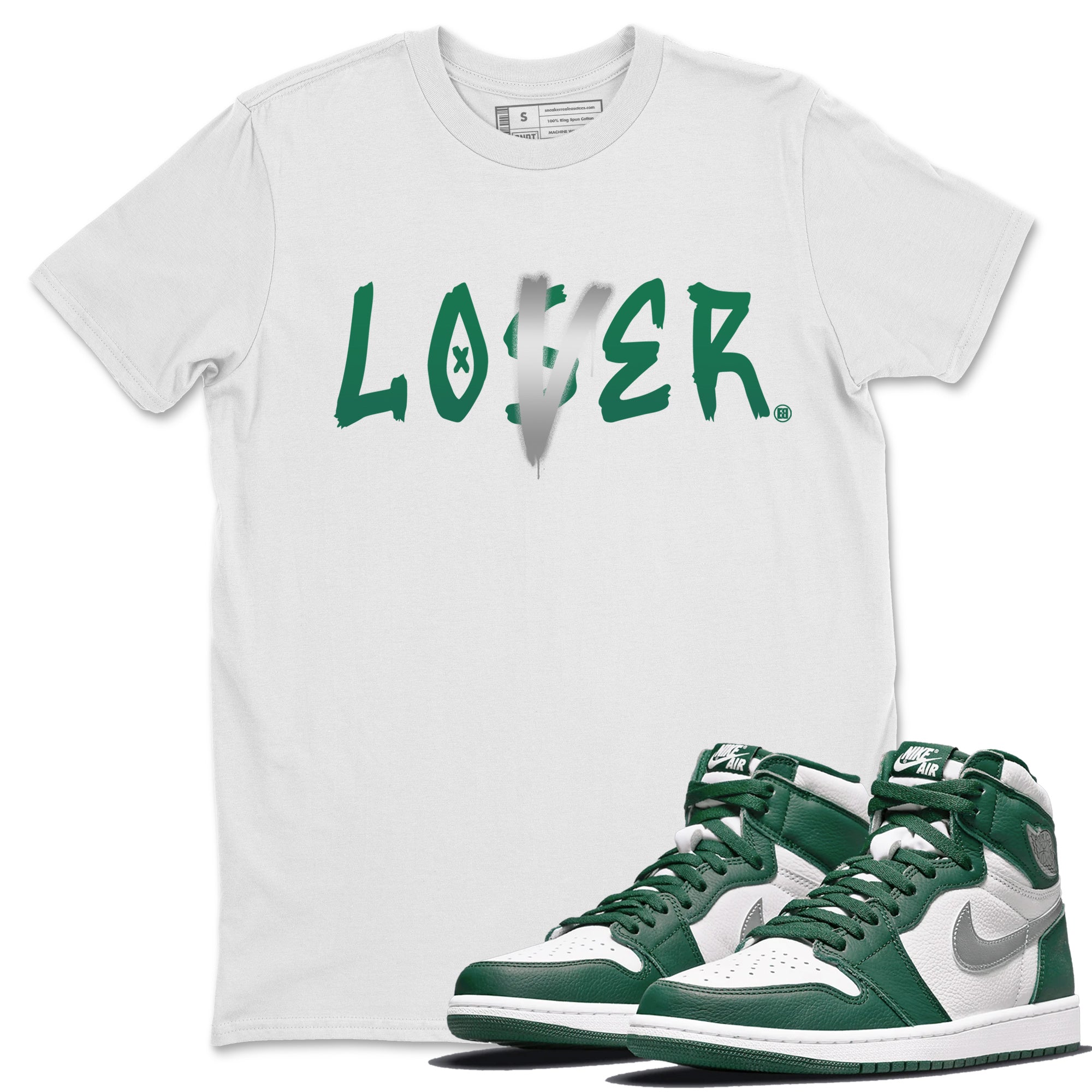 Loser Lover Unisex Tops - Air Jordan 1 Gorge Green
