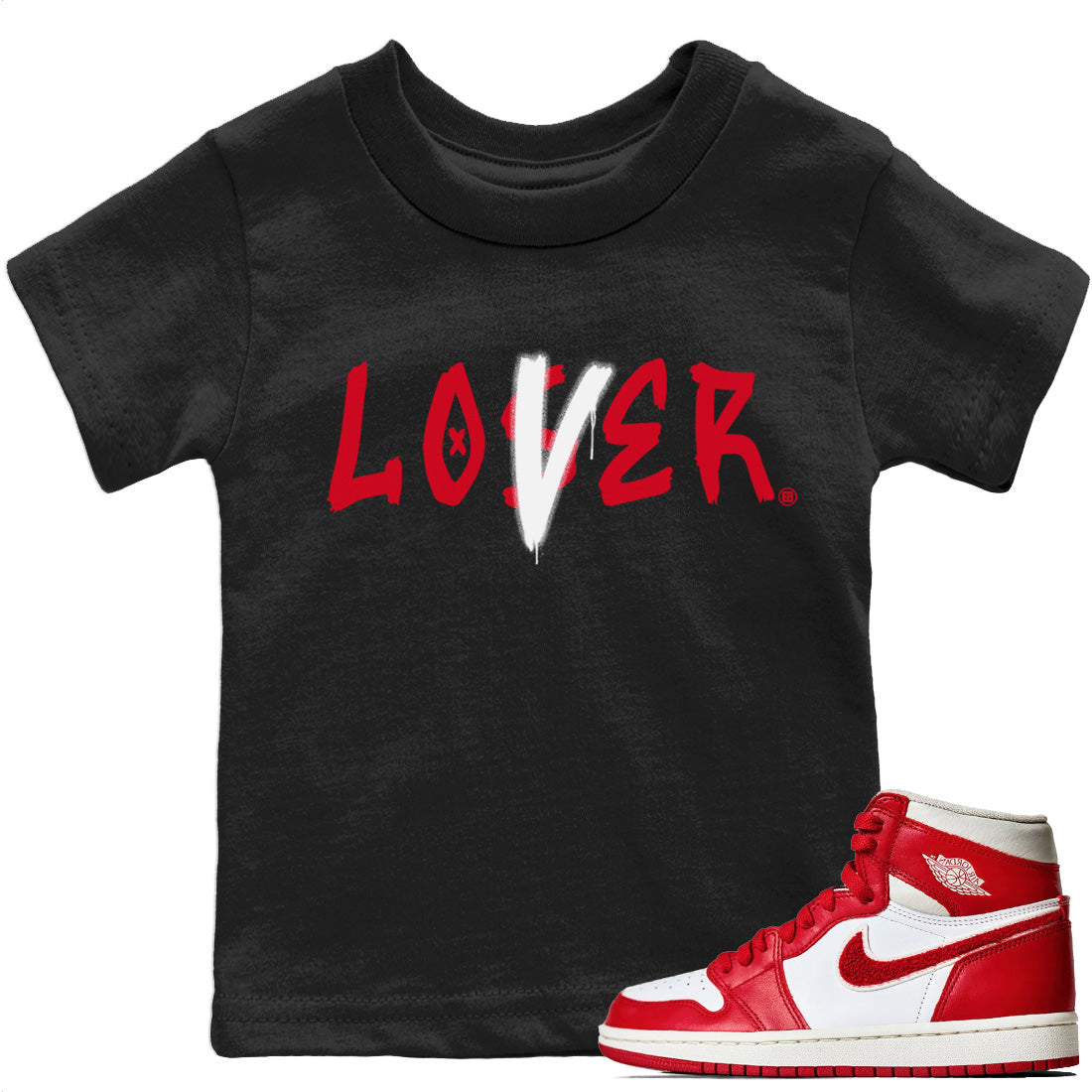 Loser Lover Kids Tops - Air Jordan 1 Newstalgia