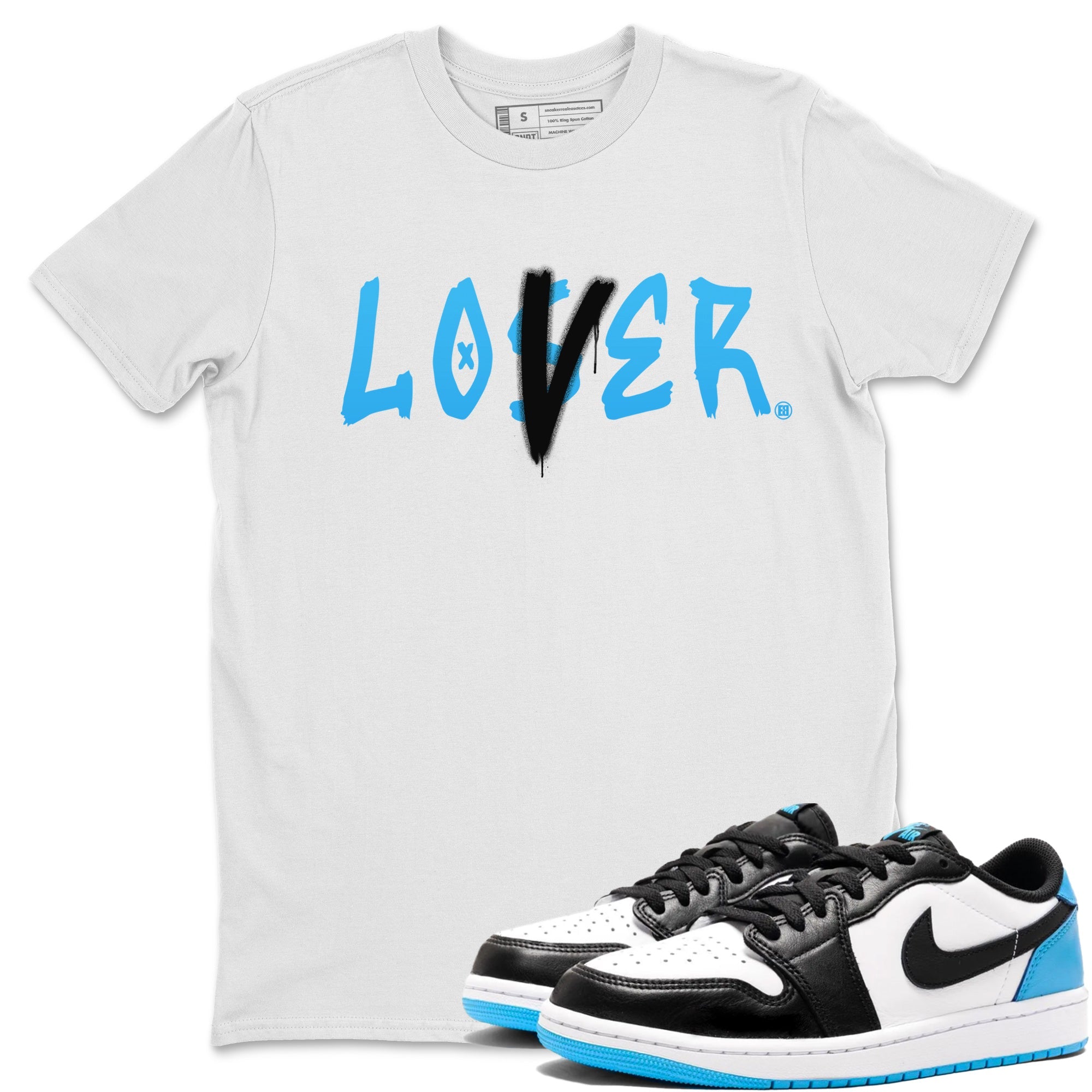 Loser Lover Unisex Tops - Air Jordan 1 Powder Blue