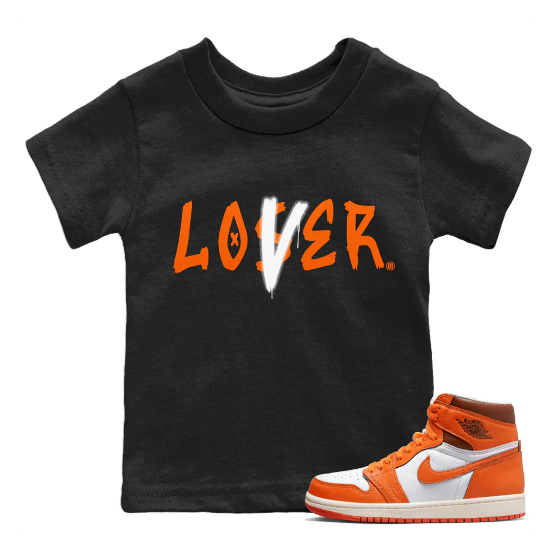 Loser Lover Kids Tops - Air Jordan 1 Starfish
