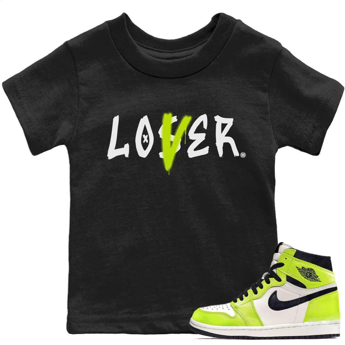 Loser Lover Kids Tops - Air Jordan 1 Visionaire