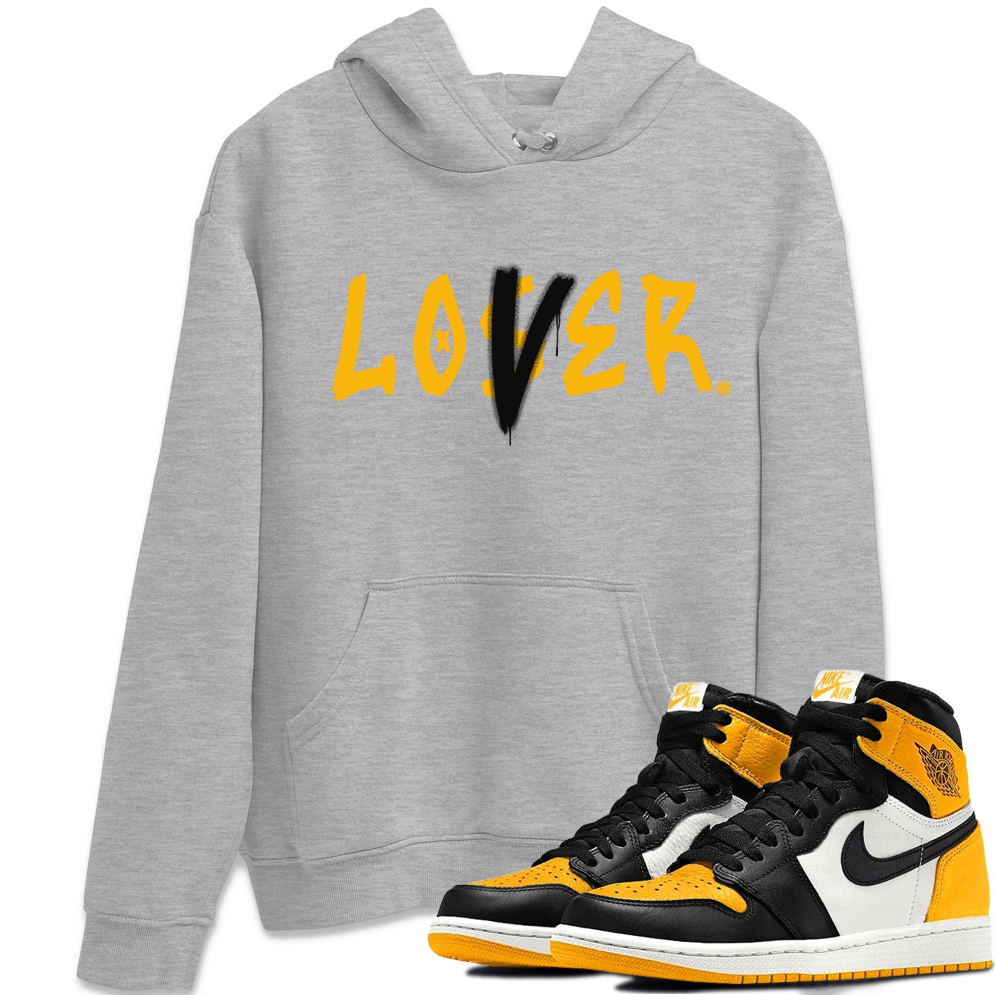 Loser Lover Unisex Tops - Air Jordan 1 Yellow Toe