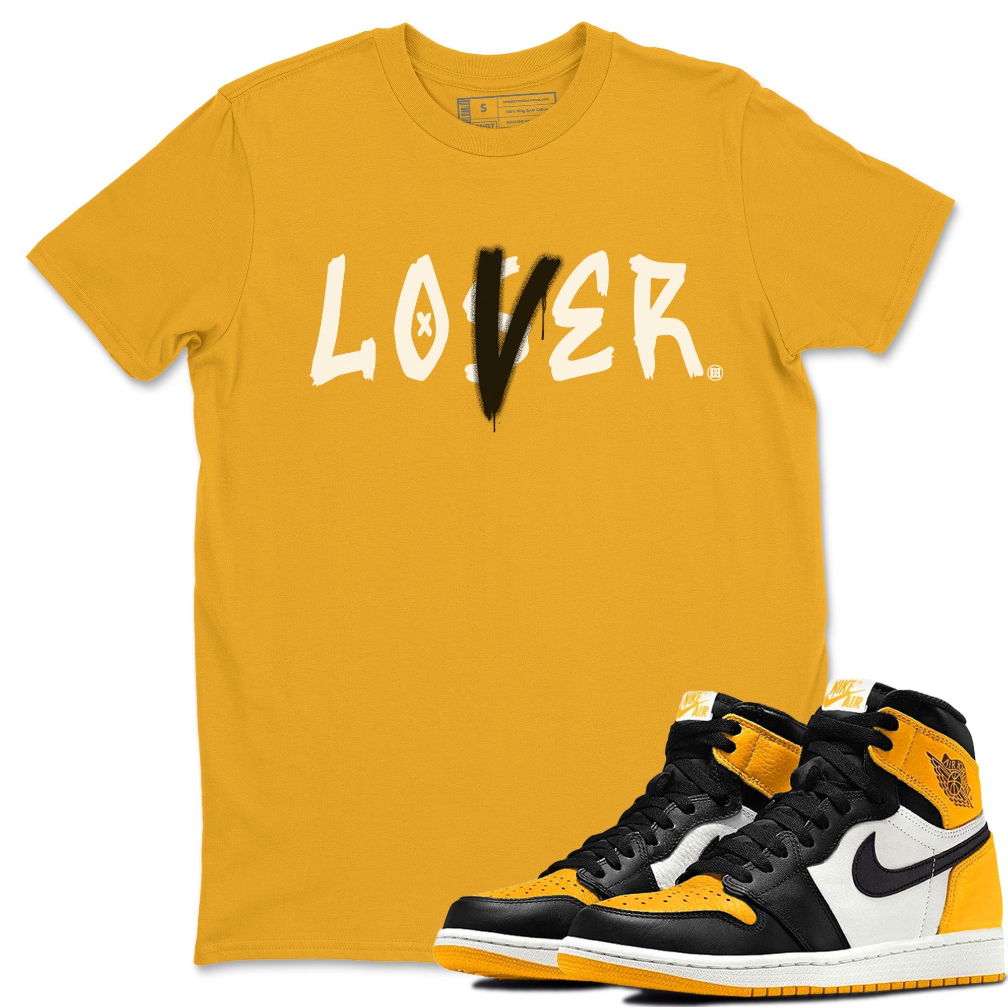 Loser Lover Unisex Tops - Air Jordan 1 Yellow Toe
