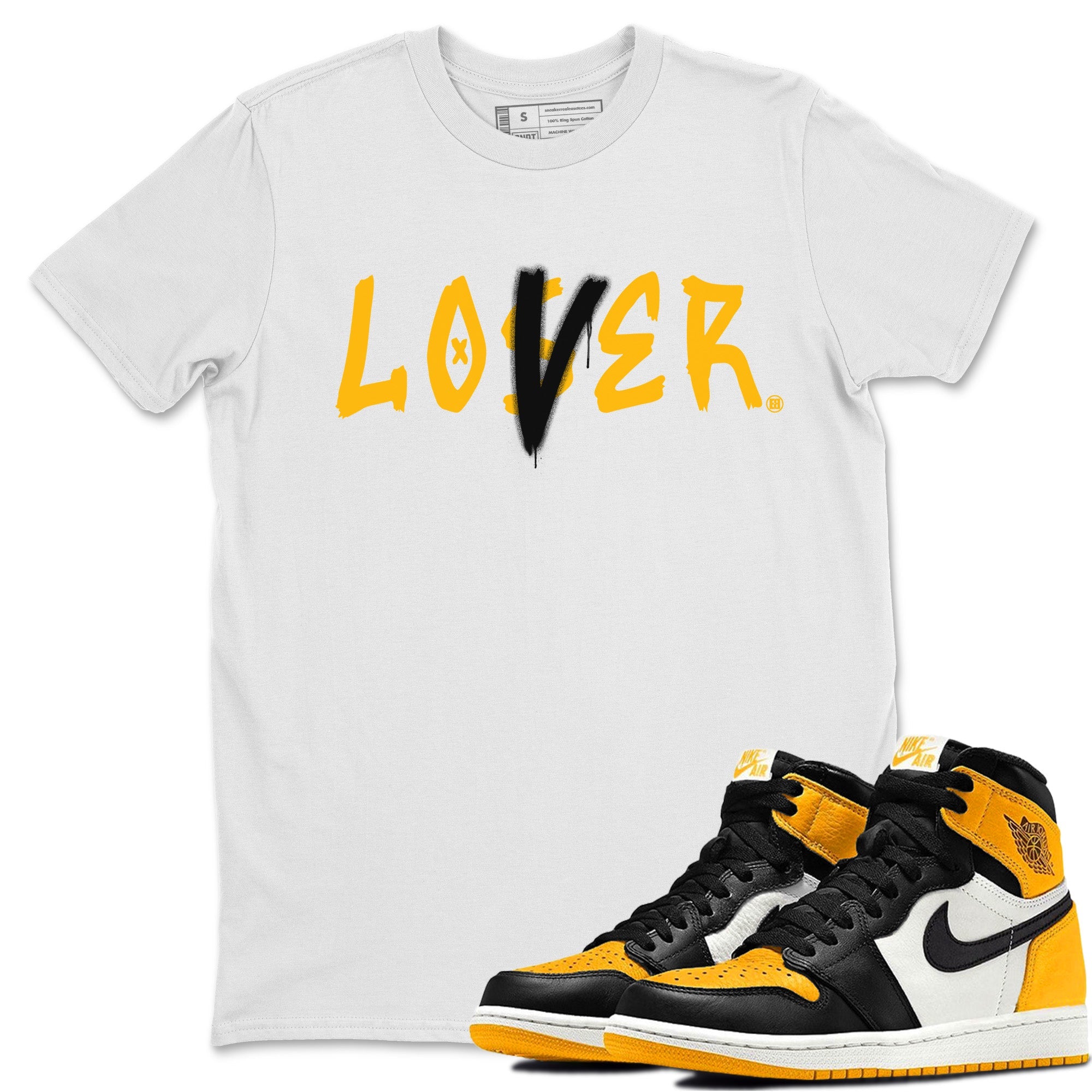 Loser Lover Unisex Tops - Air Jordan 1 Yellow Toe