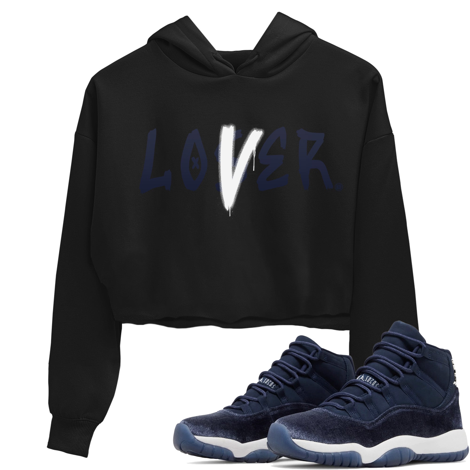 Loser Lover Women's Tops - Air Jordan 11 Midnight Navy