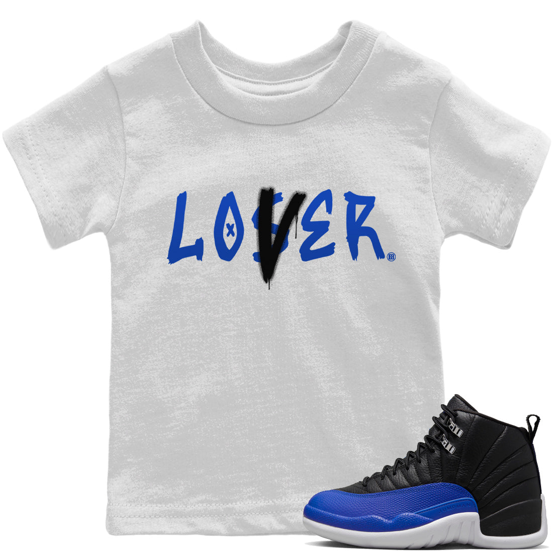 Loser Lover Kids Tops - Air Jordan 12 Hyper Royal