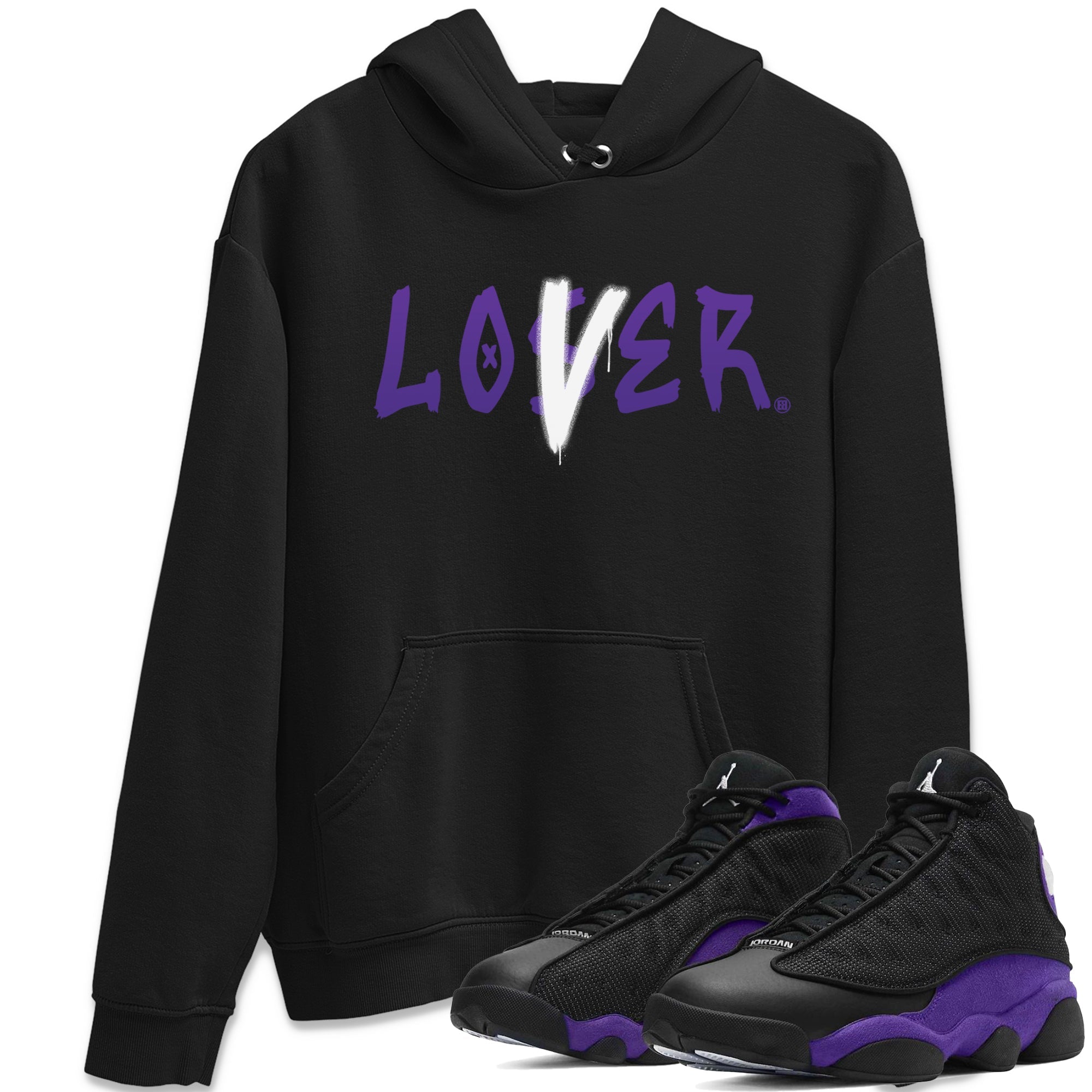 Loser Lover Unisex Tops - Air Jordan 13 Court Purple