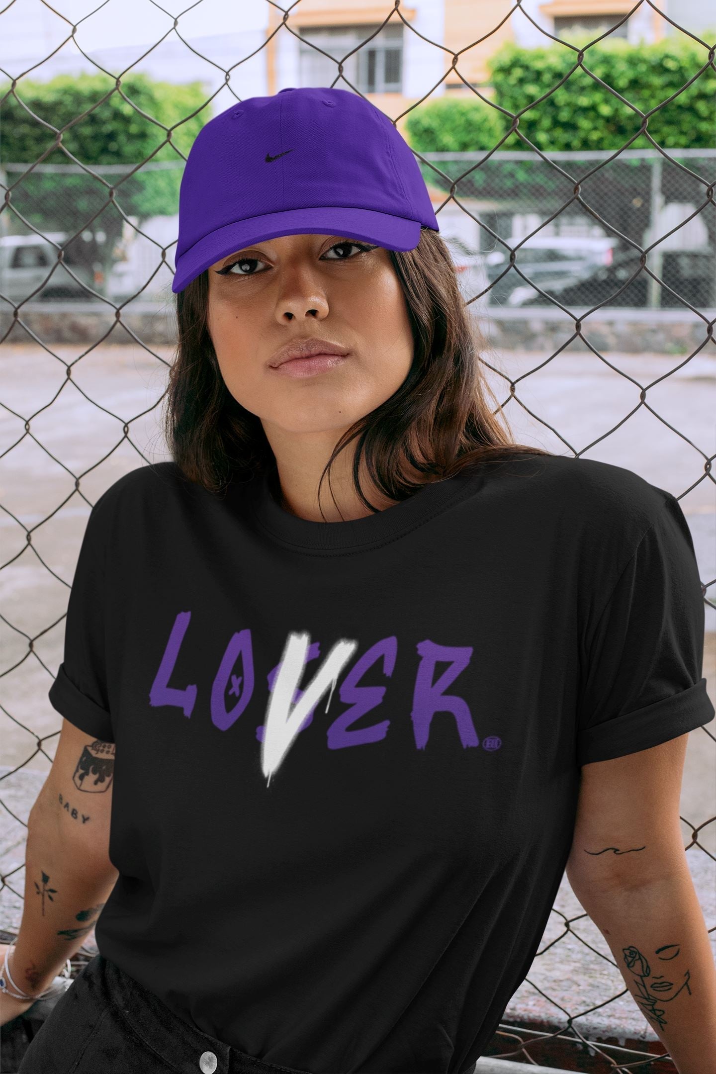 Loser Lover Unisex Tops - Air Jordan 13 Court Purple