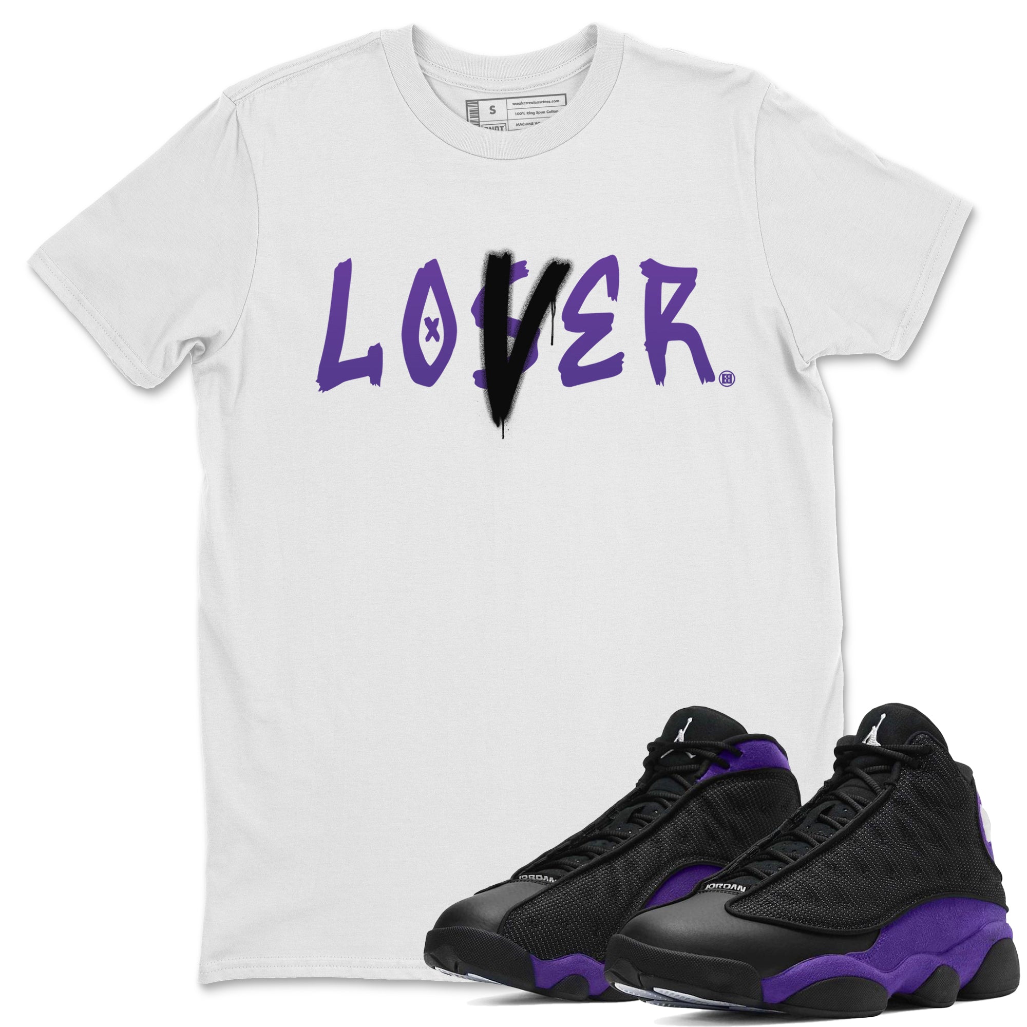 Loser Lover Unisex Tops - Air Jordan 13 Court Purple