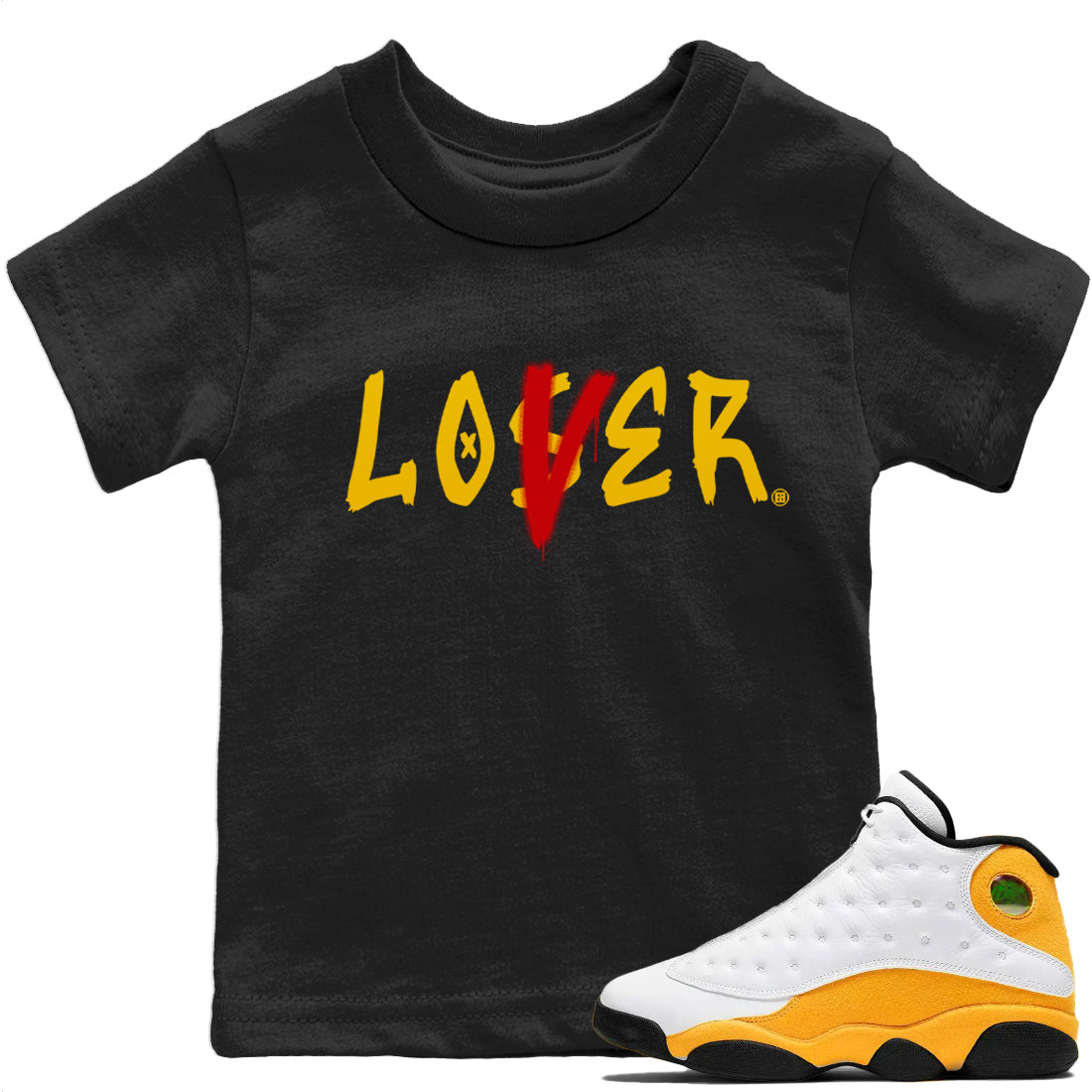 Loser Lover Kids Tops - Air Jordan 13 Del Sol