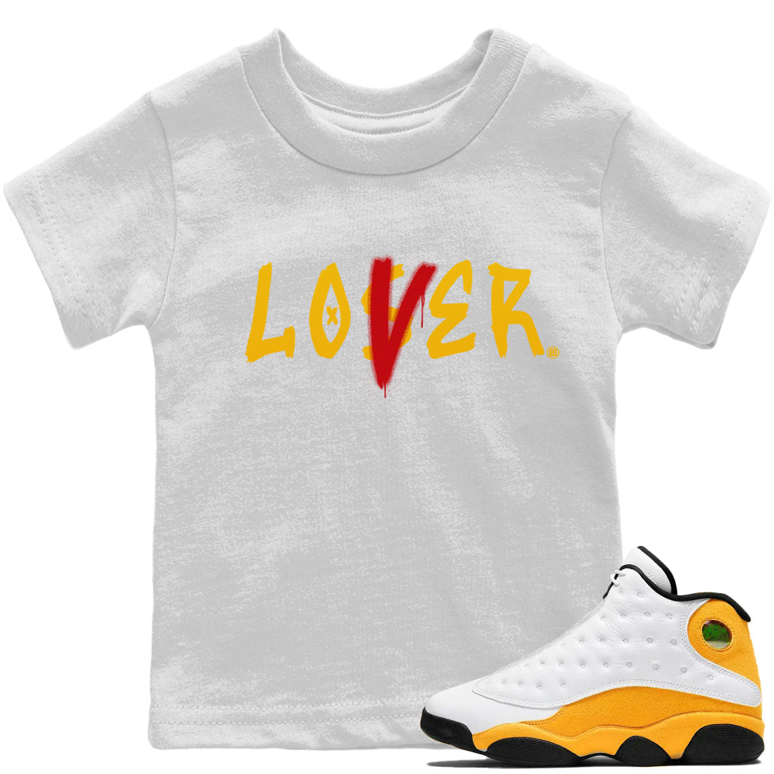 Loser Lover Kids Tops - Air Jordan 13 Del Sol