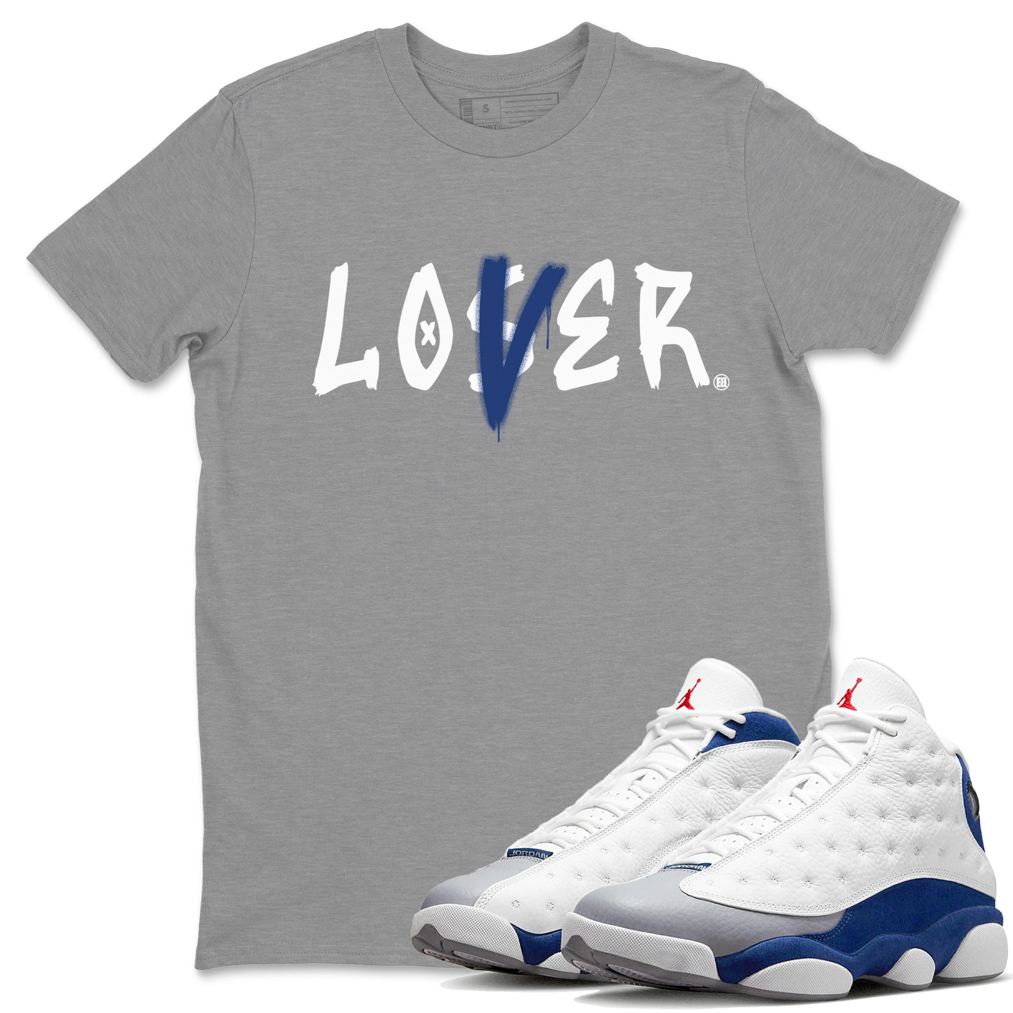 Loser Lover Unisex Tops - Air Jordan 13 French Blue