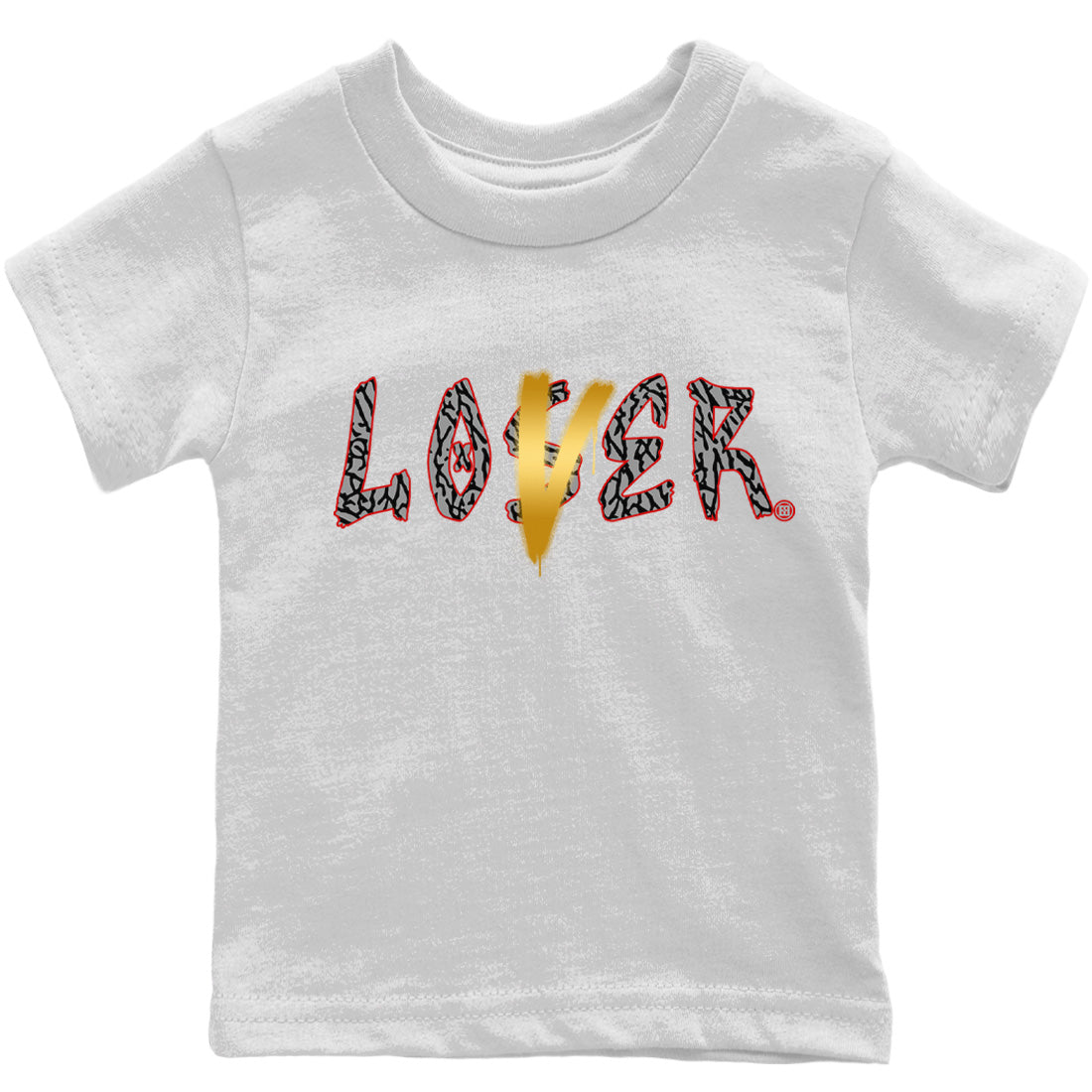 Loser Lover Kids Tops - Air Jordan 3 Black Gold