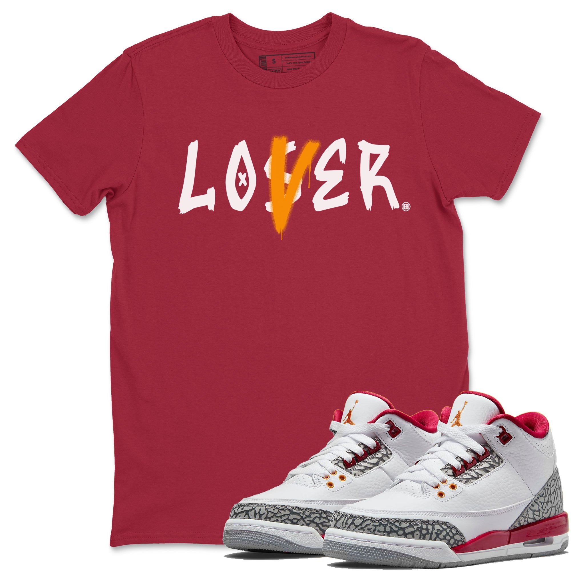 Loser Lover Unisex Tops - Air Jordan 3 Cardinal