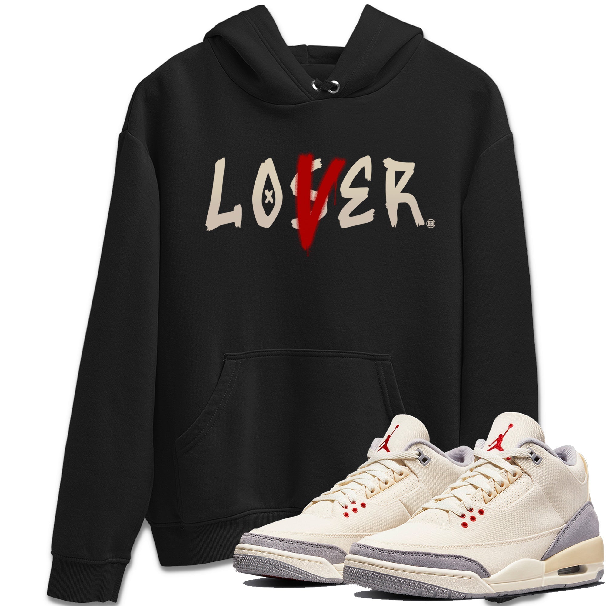 Loser Lover Unisex Tops - Air Jordan 3 Muslin