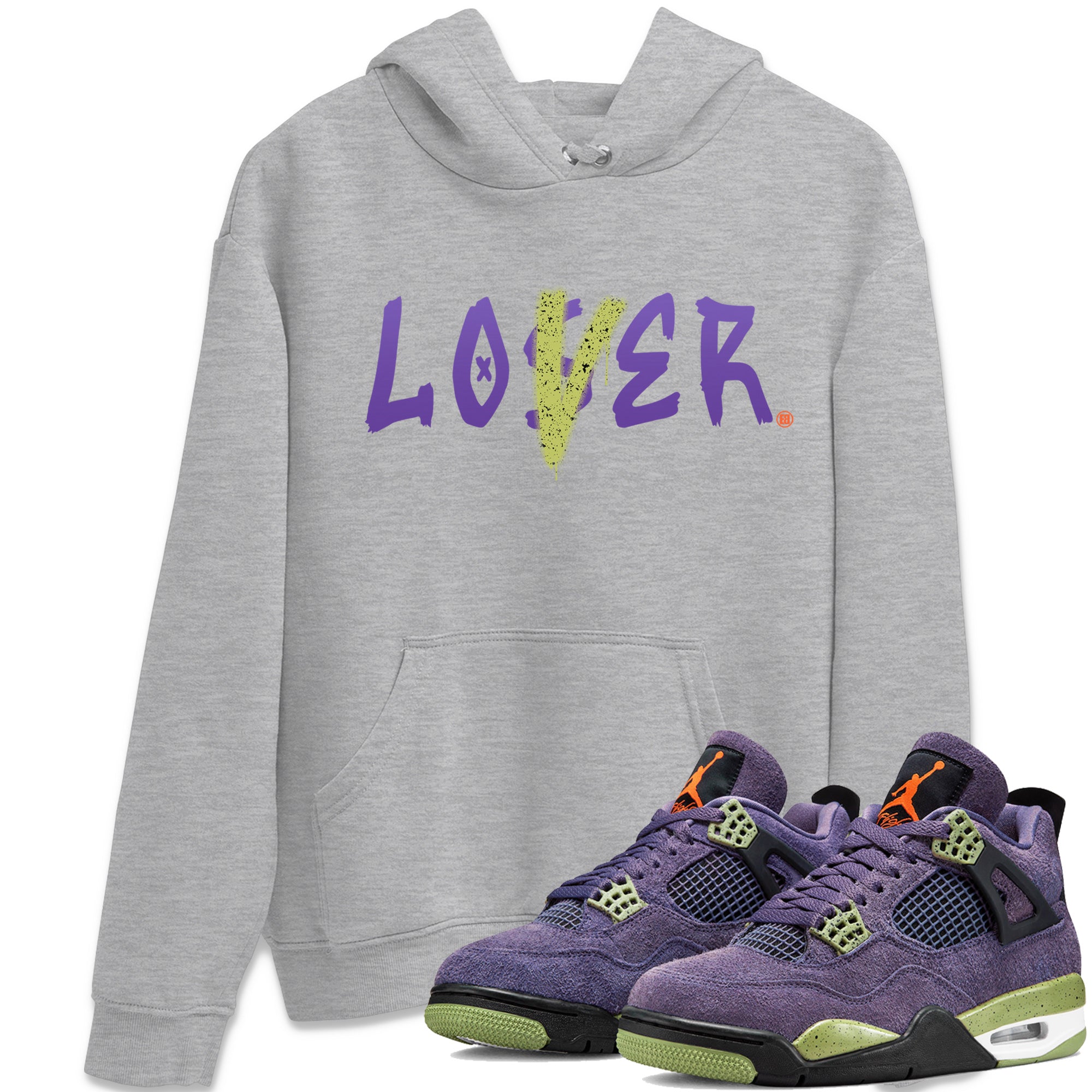 Loser Lover Unisex Tops - Air Jordan 4 Canyon Purple