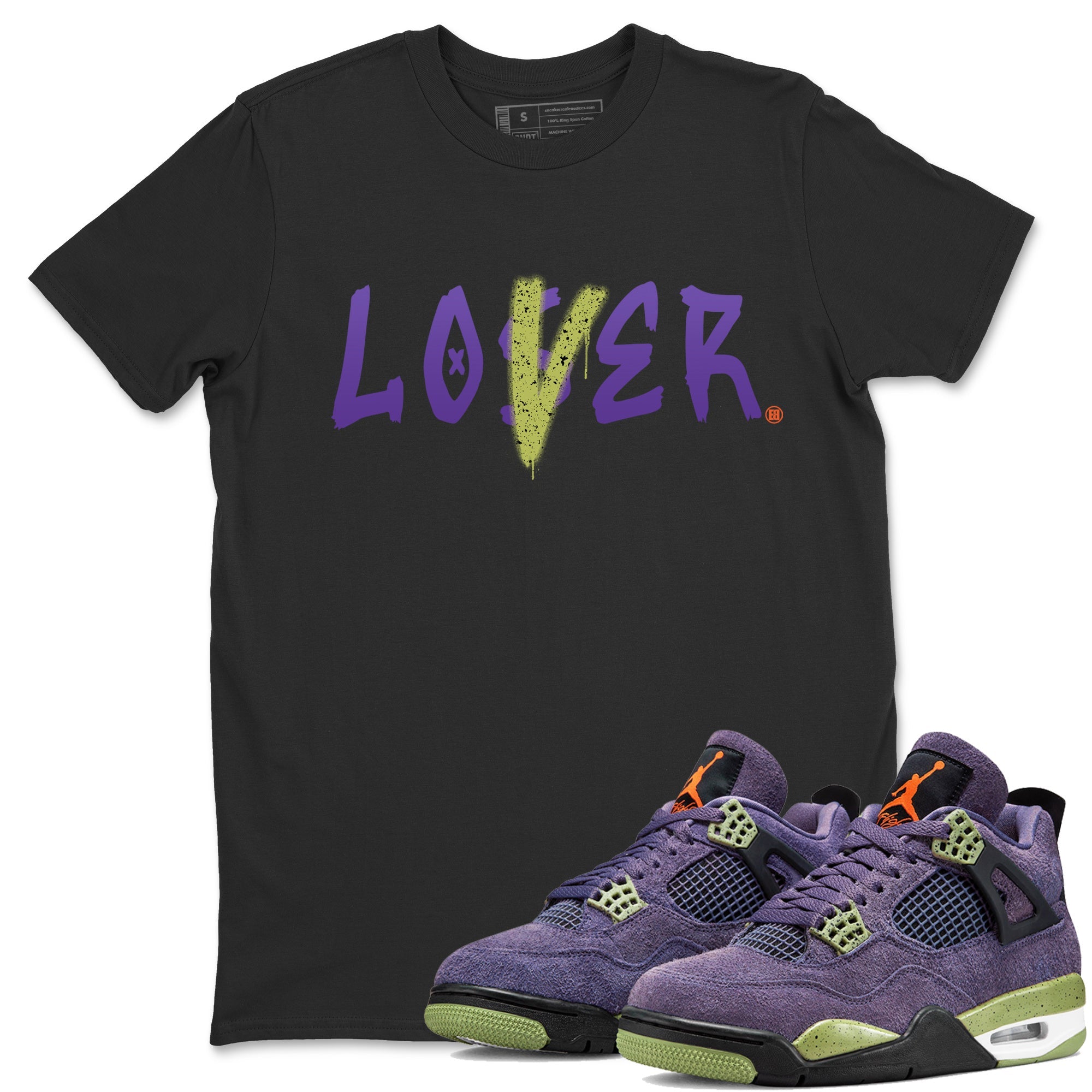 Loser Lover Unisex Tops - Air Jordan 4 Canyon Purple