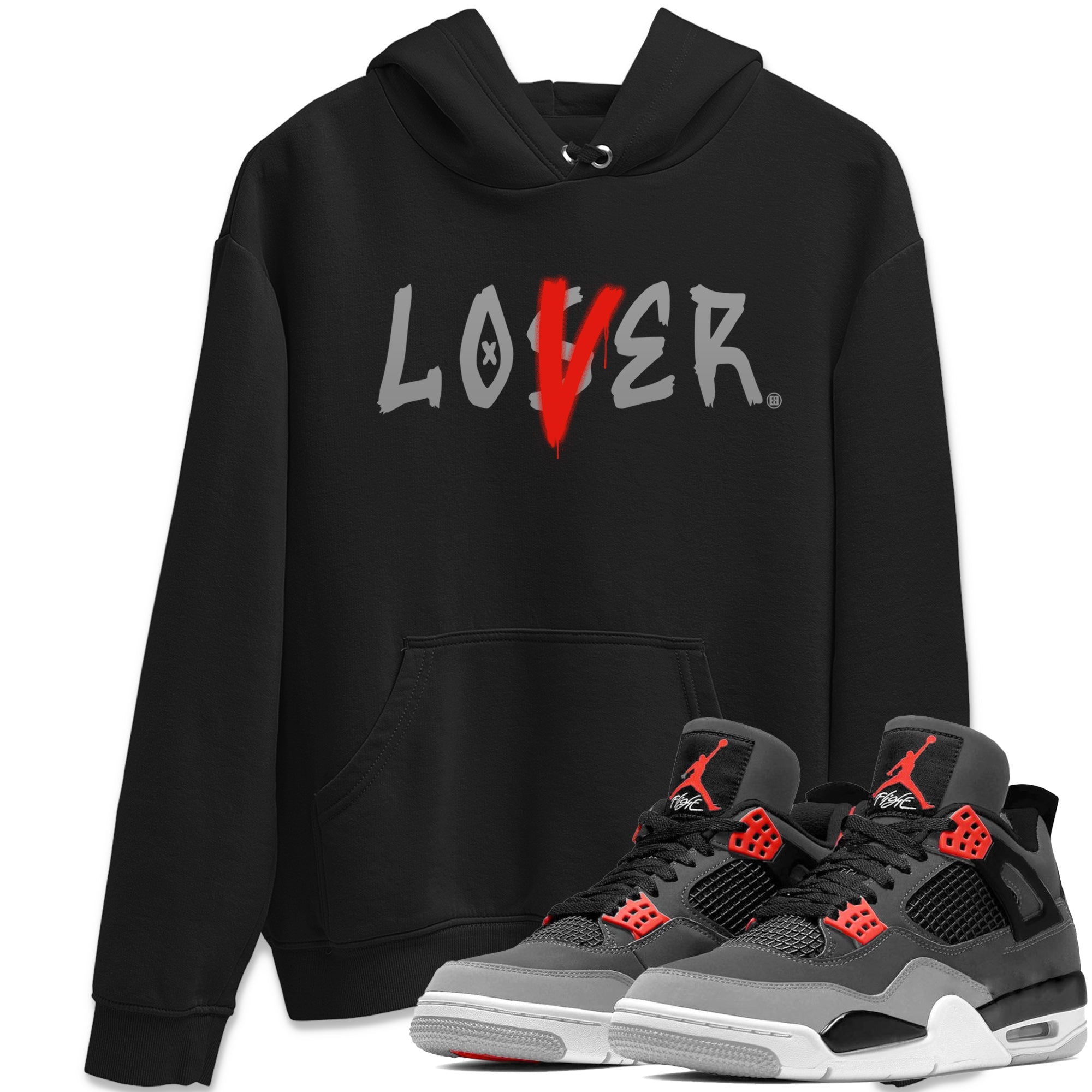 Loser Lover Unisex Tops - Air Jordan 4 Infrared