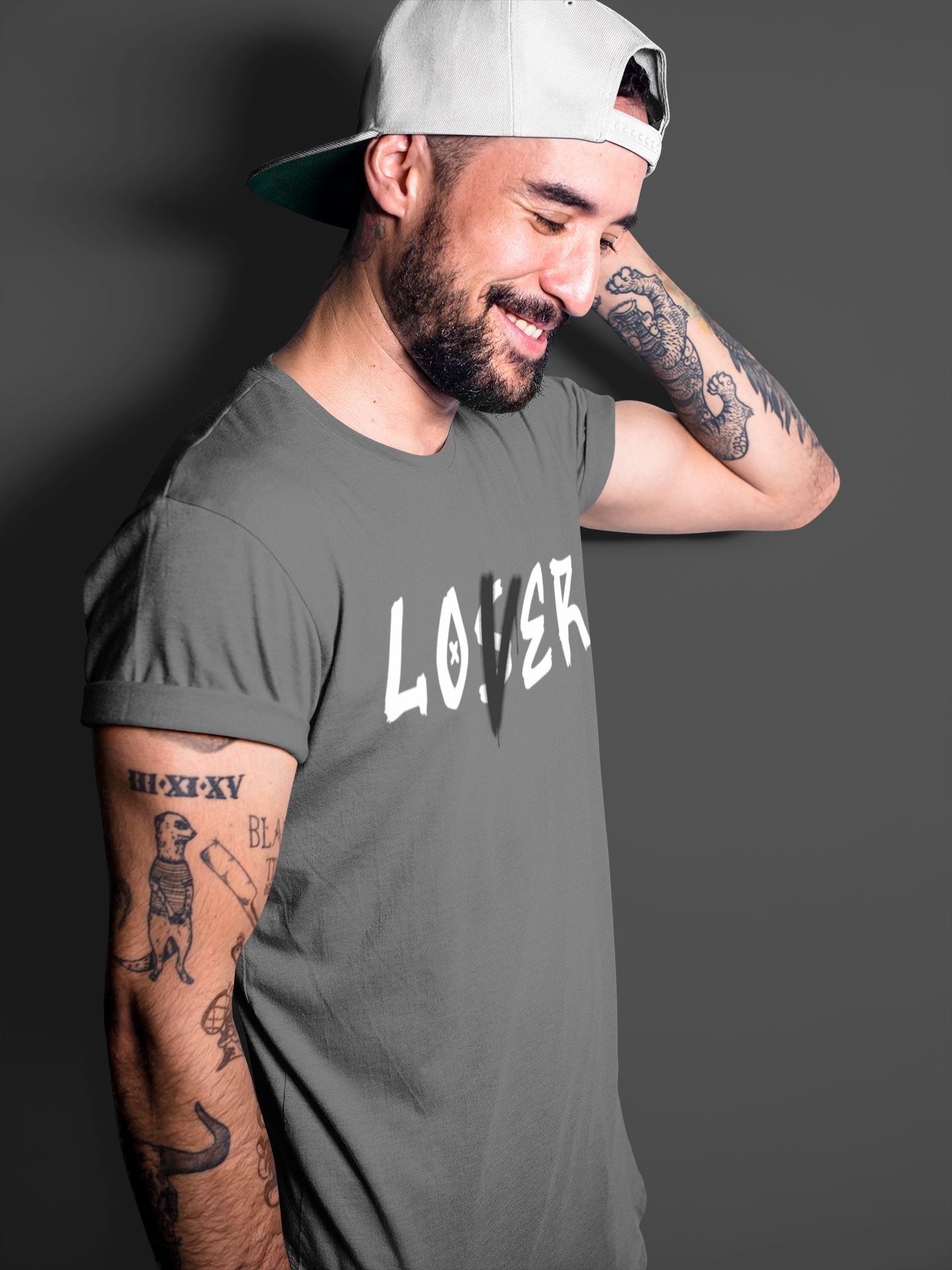 Loser Lover Unisex Tops - Air Jordan 4 Military Black