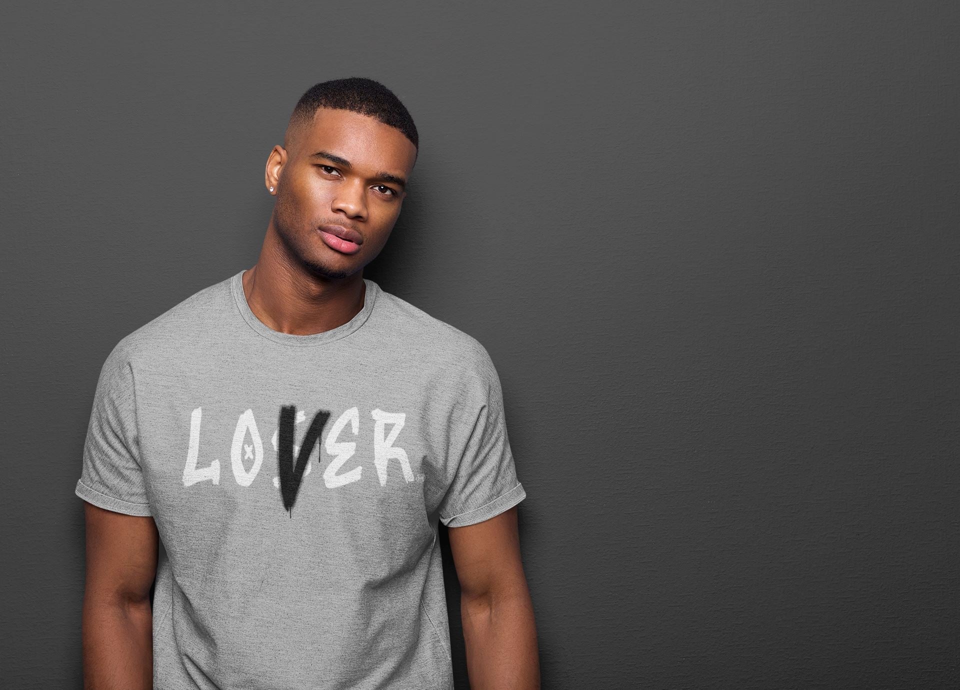 Loser Lover Unisex Tops - Air Jordan 4 Military Black