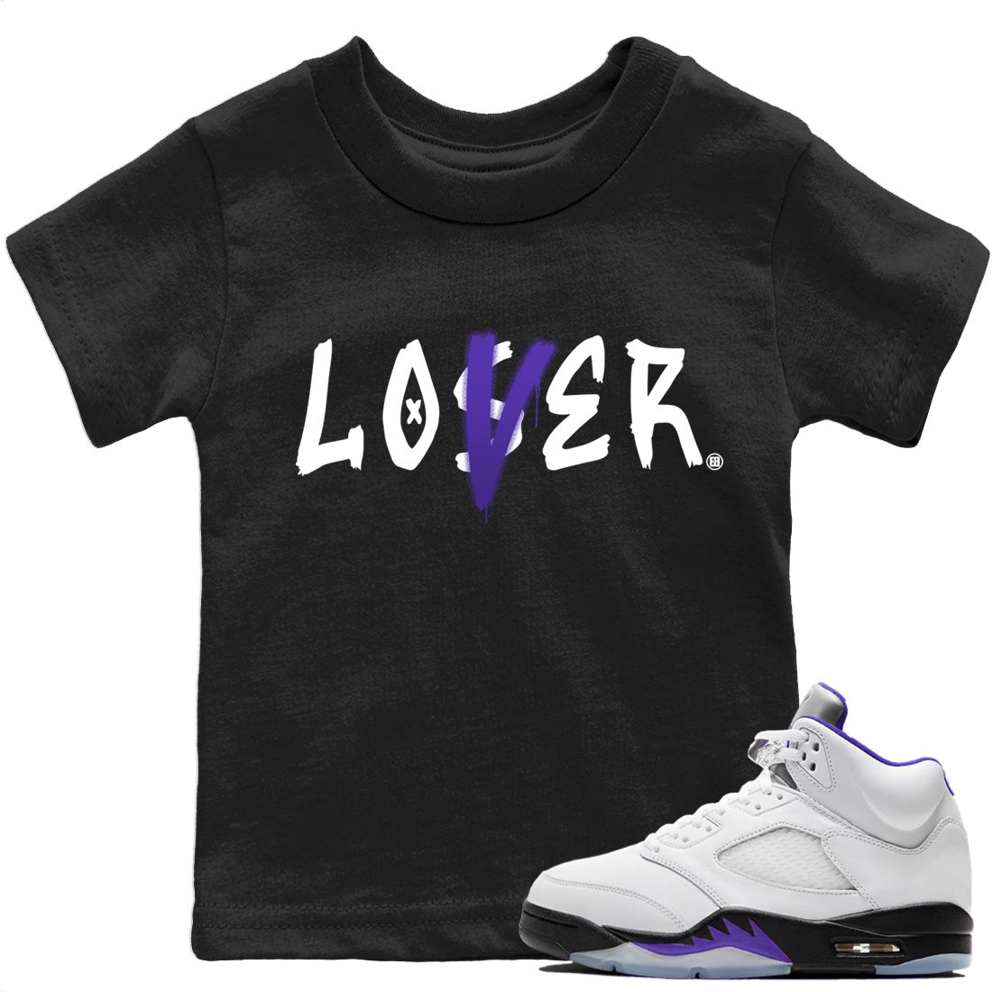 Loser Lover Kids Tops - Air Jordan 5 Concord