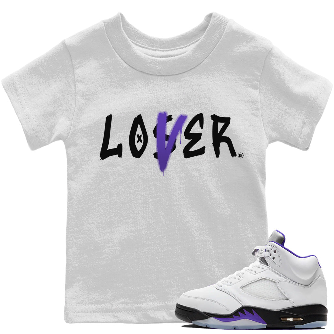 Loser Lover Kids Tops - Air Jordan 5 Concord