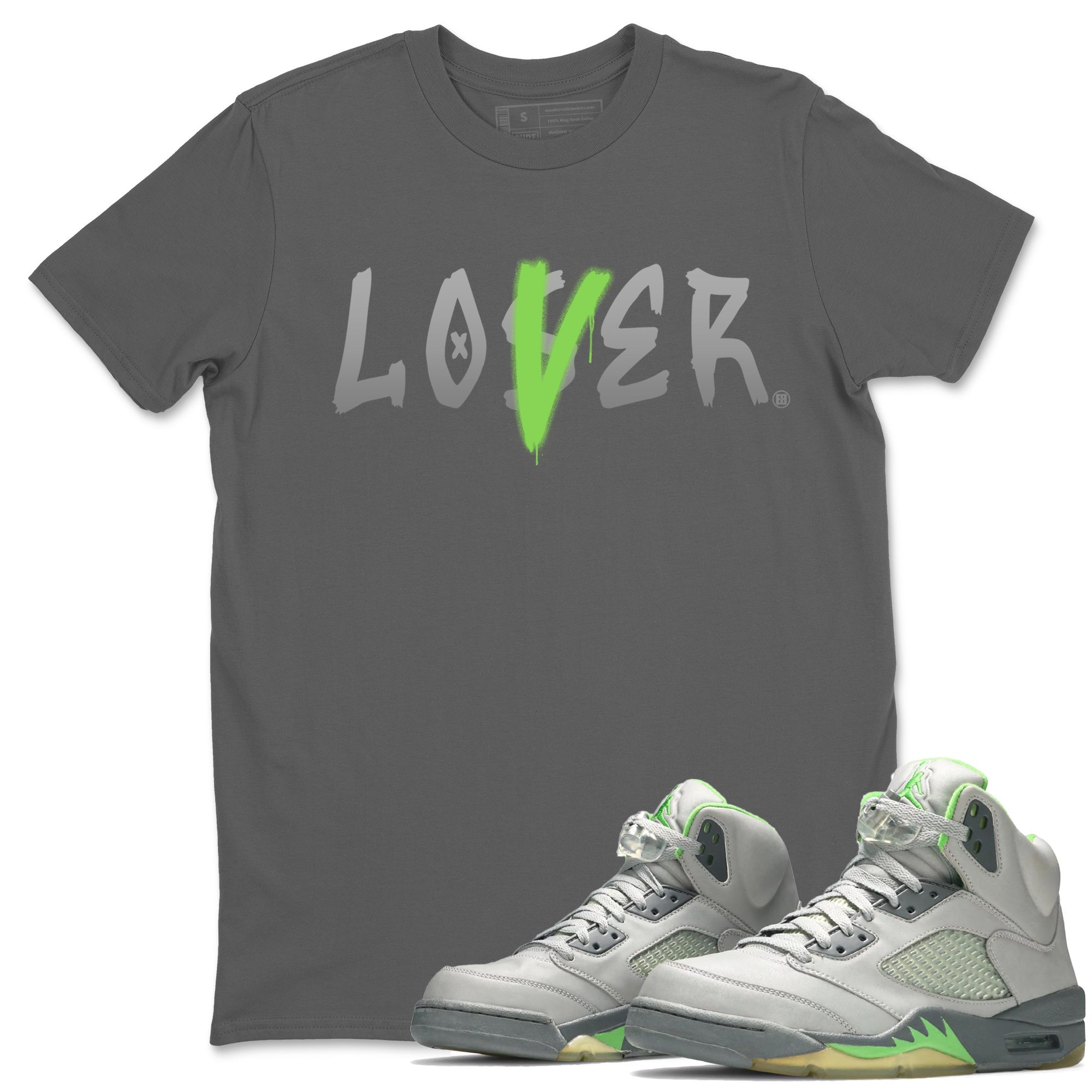 Loser Lover Unisex Adult Tops - Air Jordan 5 Green Bean