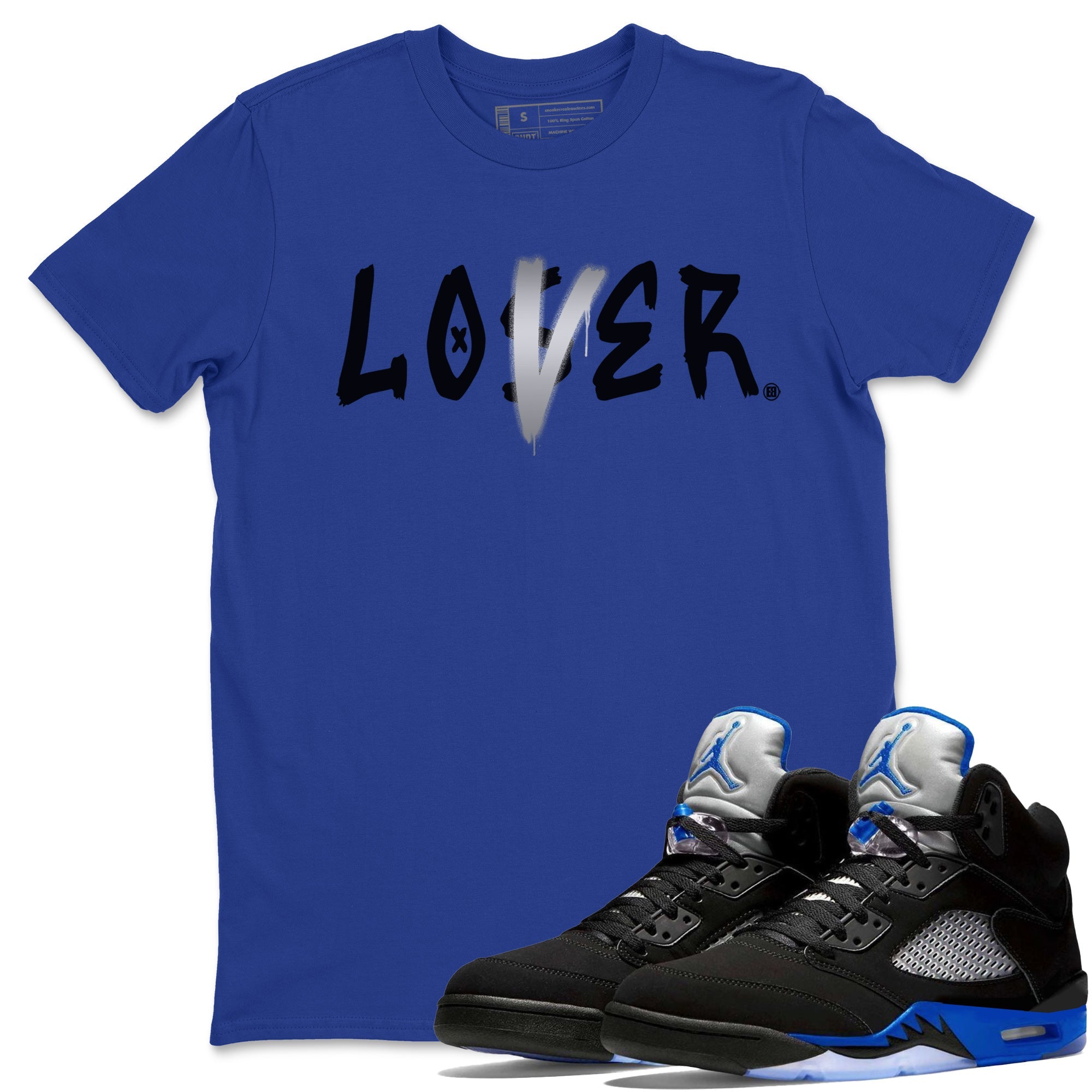 Loser Lover Unisex Tops - Air Jordan 5 Racer Blue