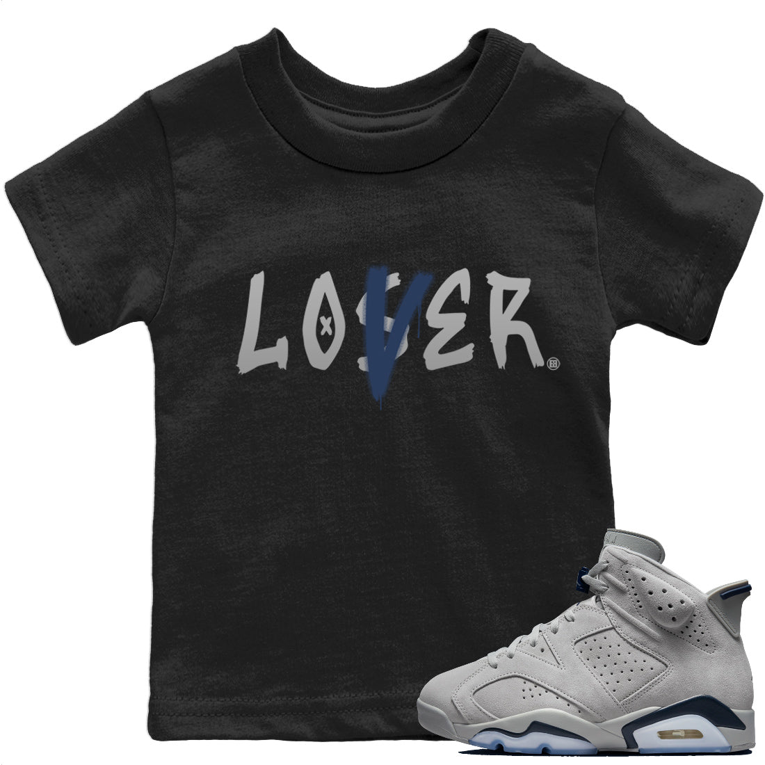 Loser Lover Kids Tops - Air Jordan 6 Georgetown