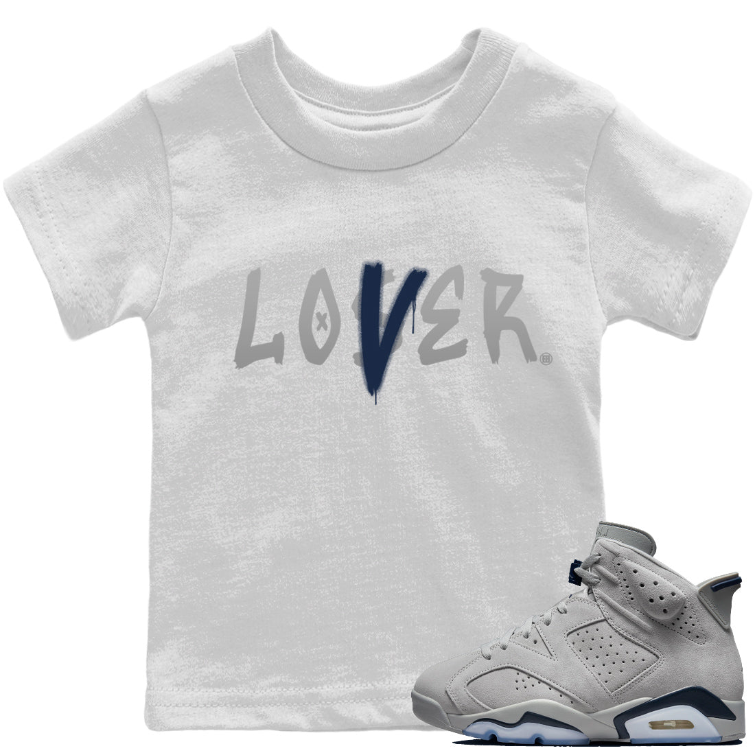 Loser Lover Kids Tops - Air Jordan 6 Georgetown