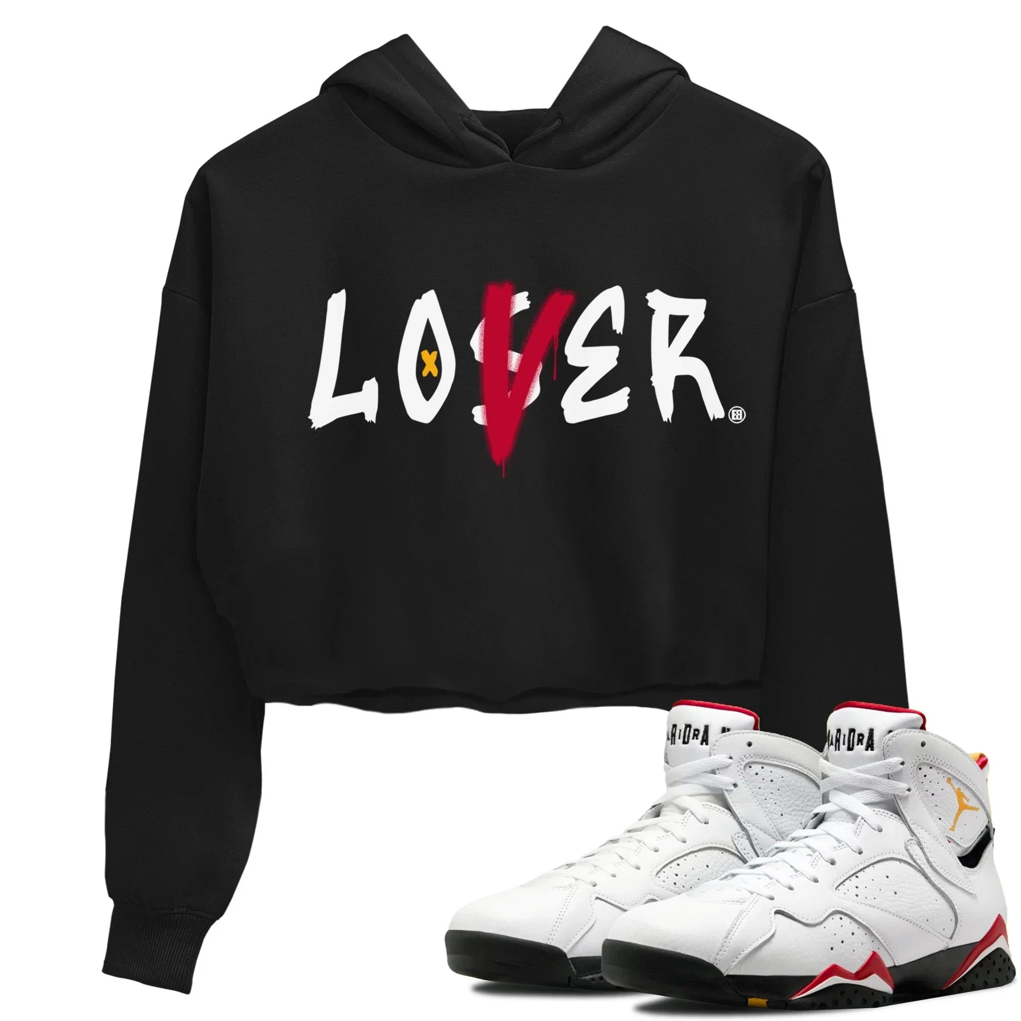 Loser Lover Women's Tops - Air Jordan 7 Cardinal