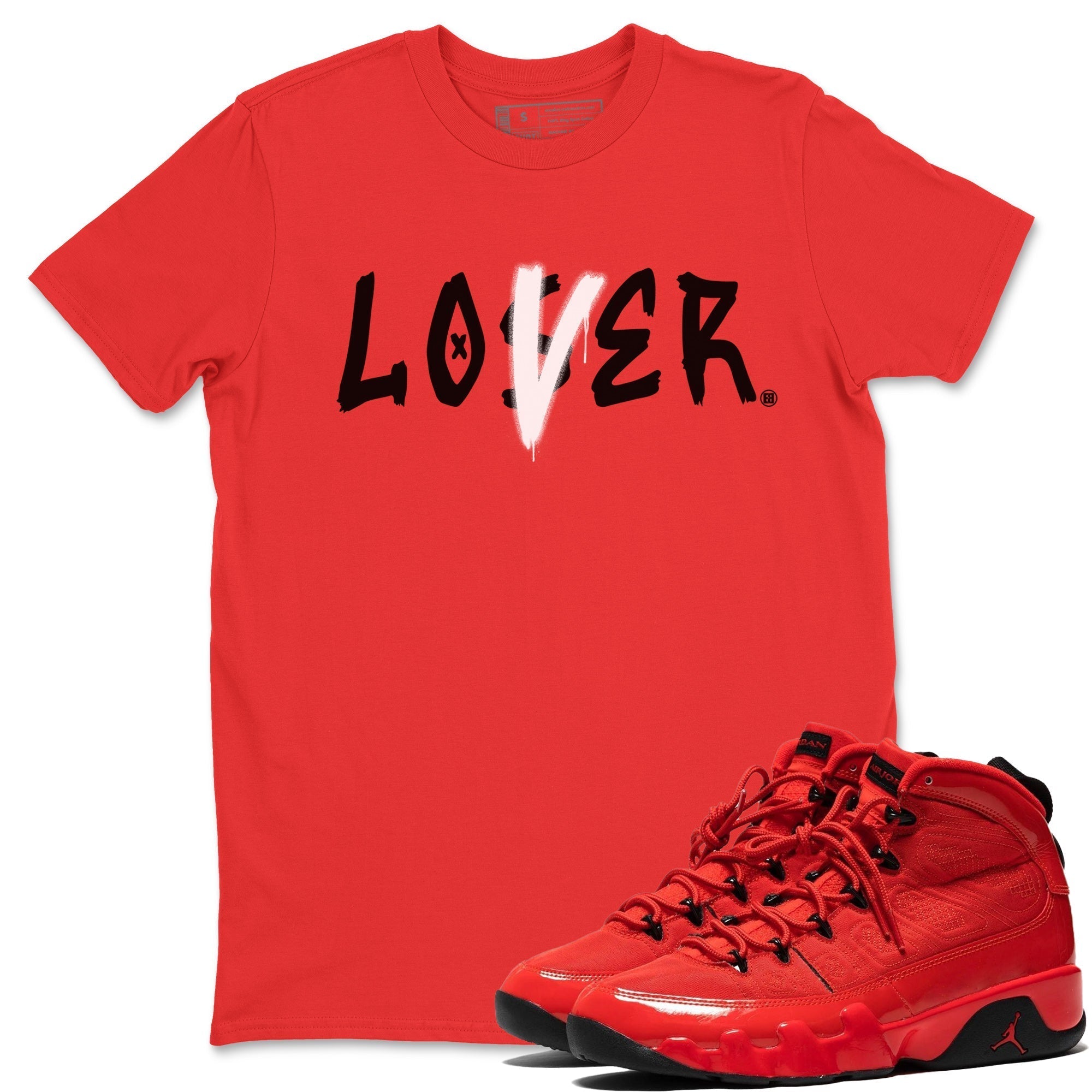 Loser Lover Unisex Tops - Air Jordan 9 Chile Red
