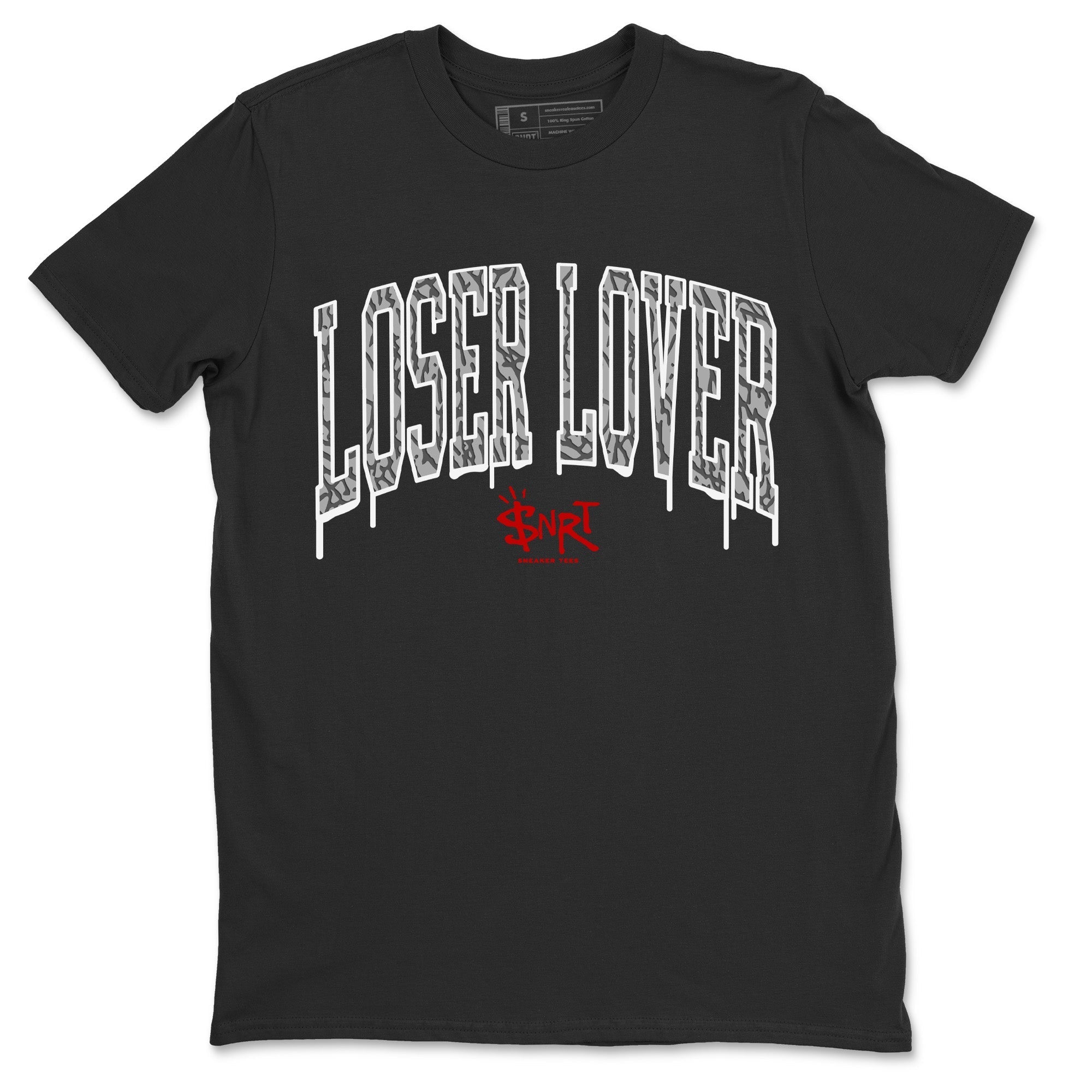 Loser Lover Letter Unisex Tops - Air Jordan 3 White Cement